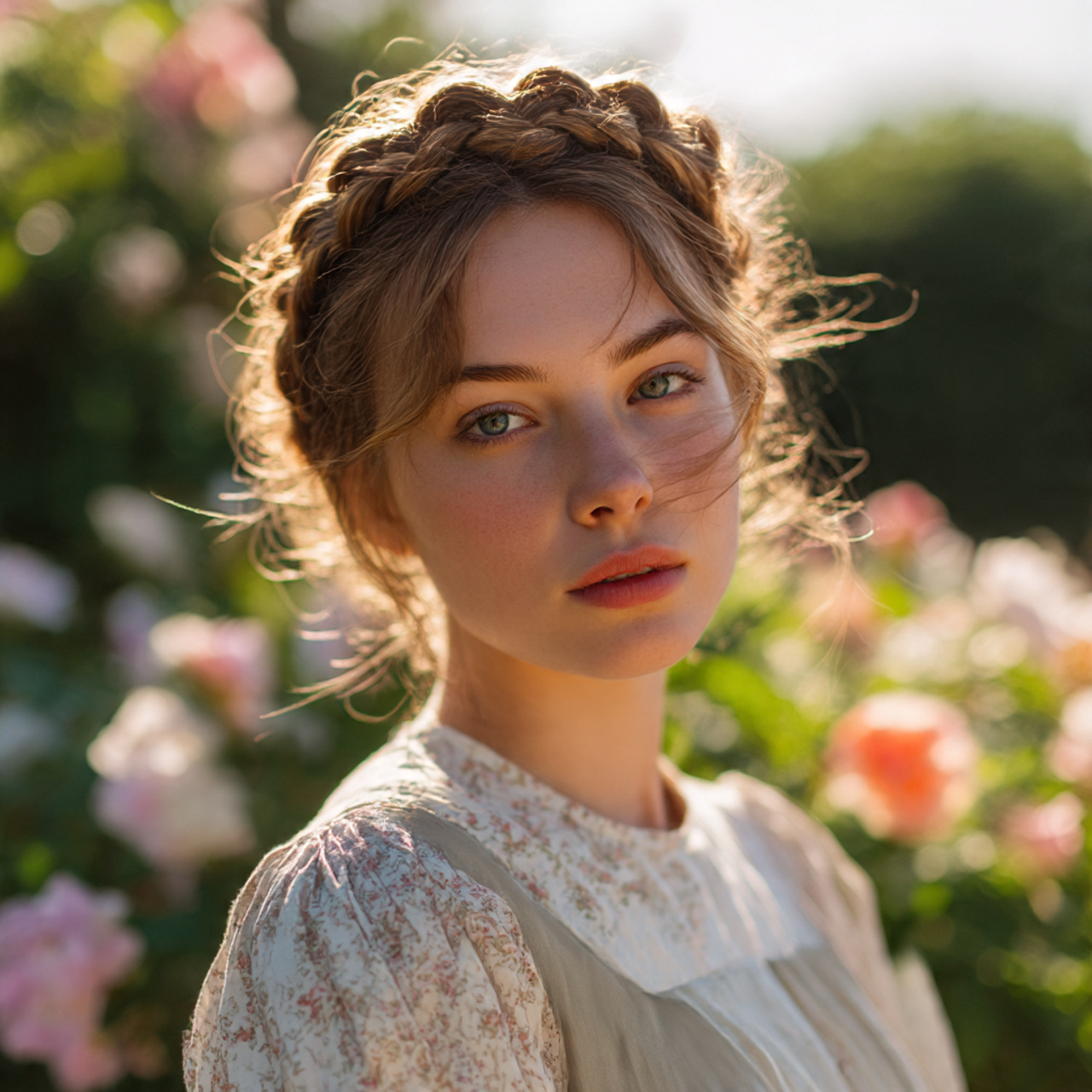 a soft morning portrait of a young