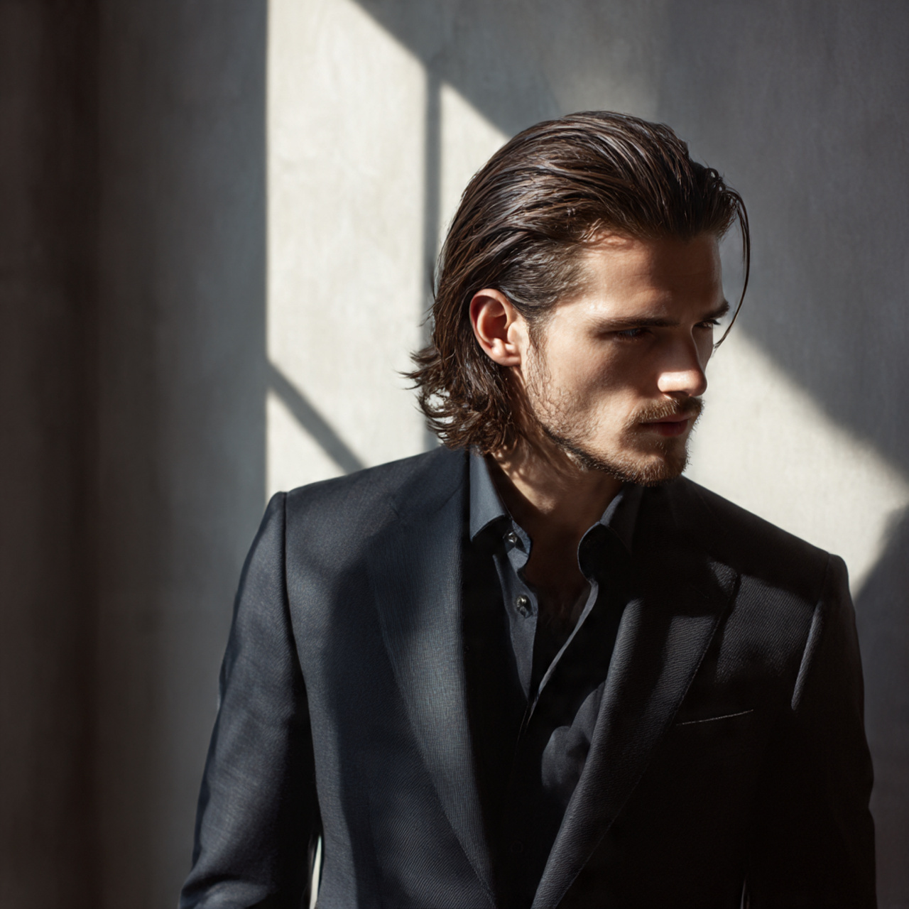 27 Best Long Hairstyles for Men Tips: Grow the Flow 5 a sophisticated man with slicked back long