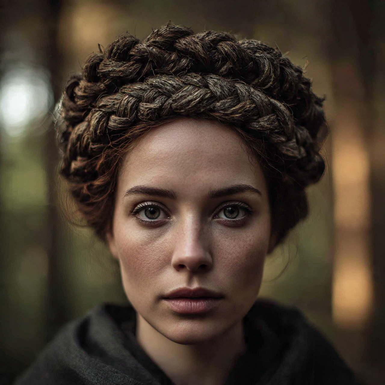 27 Perfect Medieval Princesses Hairstyles Ideas for Elegant Styling 18 a striking medieval woman with olive skin