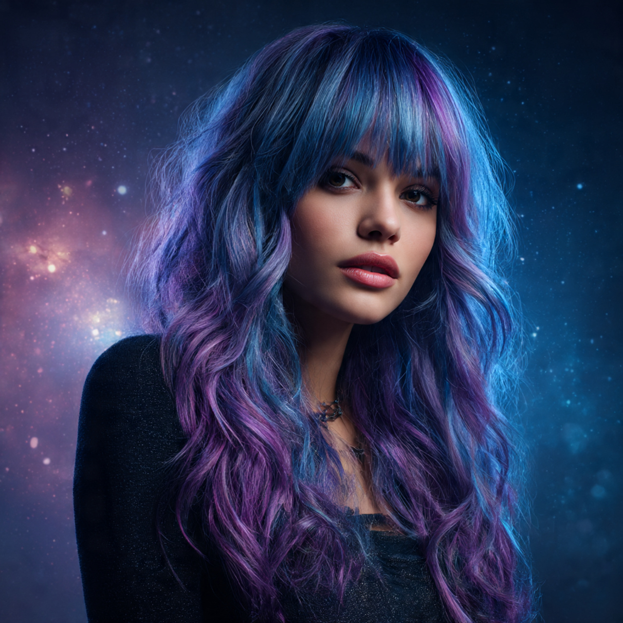 a stunning realistic portrait of a model