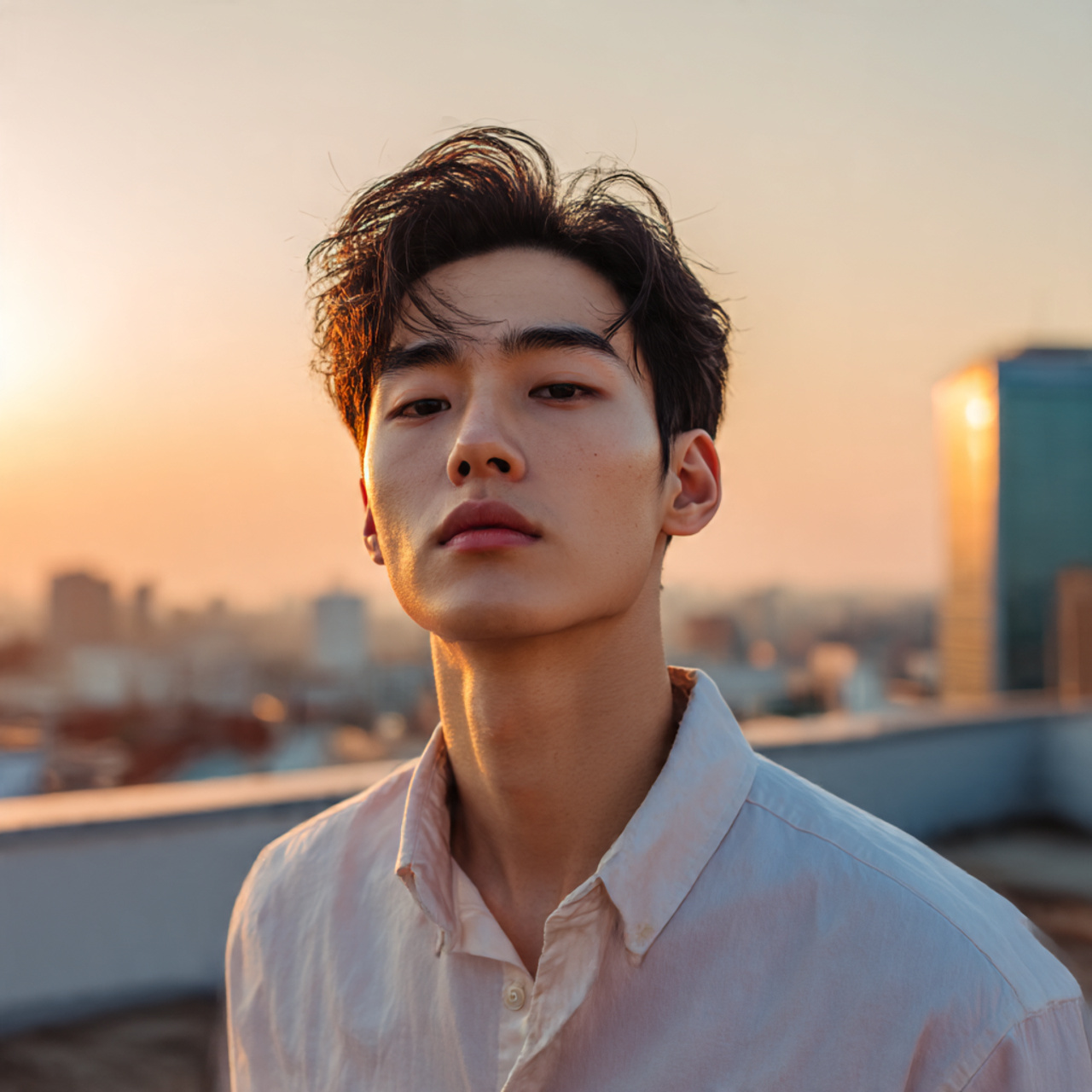 Trendy 30 Korean Hairstyles for Men Ideas to Elevate Your Style 26 a stylish korean man in his early