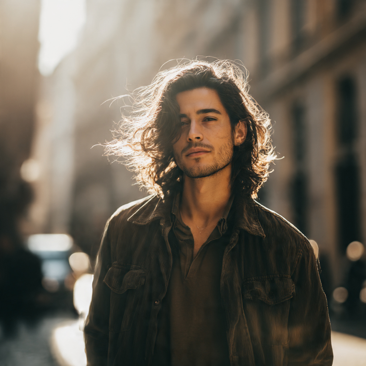 27 Best Long Hairstyles for Men Tips: Grow the Flow 11 a stylish man with shoulder length long hairstyles