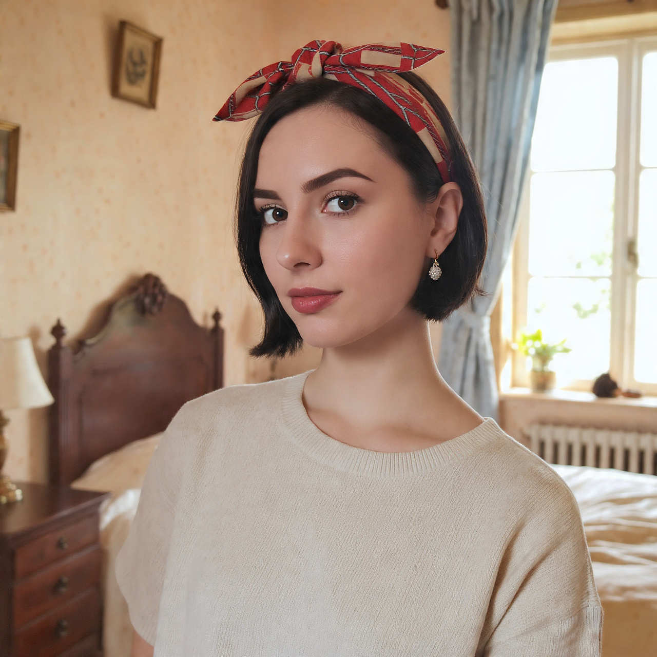 a stylish woman with an oval face 1