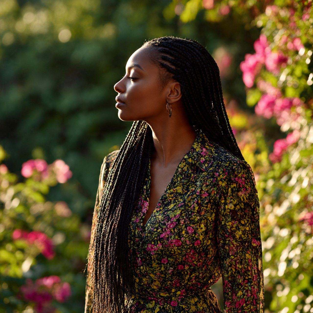 27 Stunning Micro Braid Hairstyles You Need Now! 21 a stylish woman with long micro braid 1