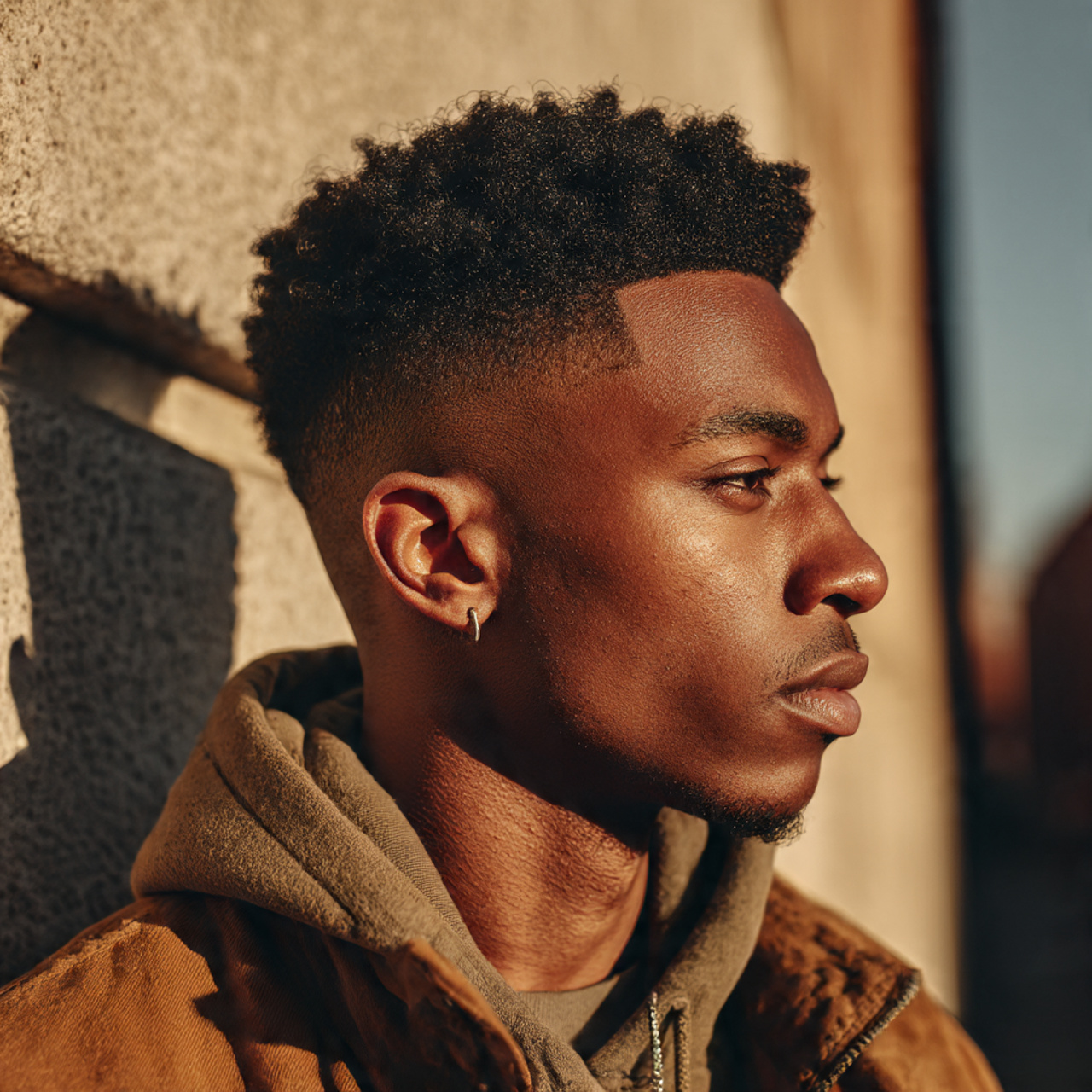 a stylish young black man with a