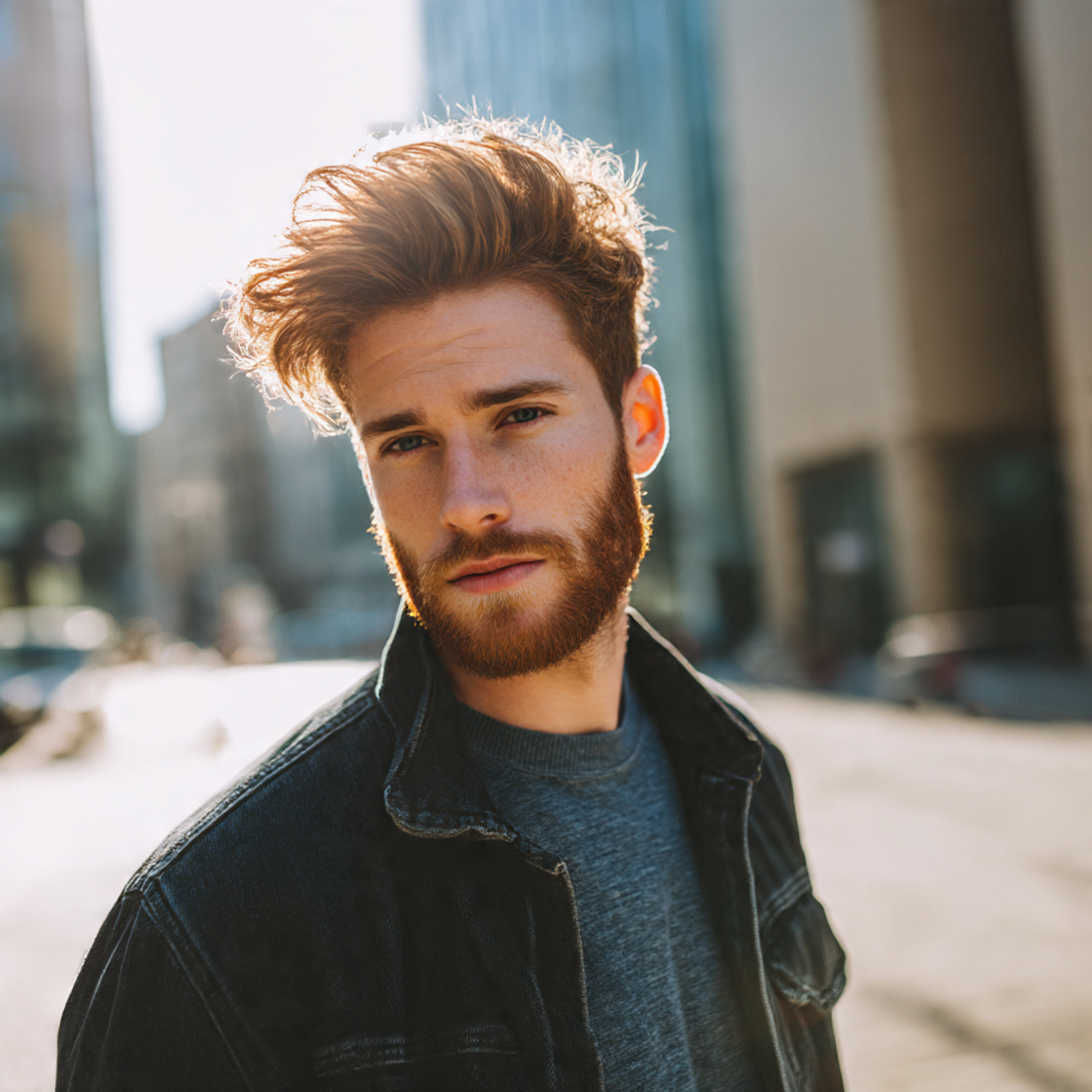 27 Best Medium Hairstyles for Men: Pro Cuts & Styling 16 a stylish young man with brushed up