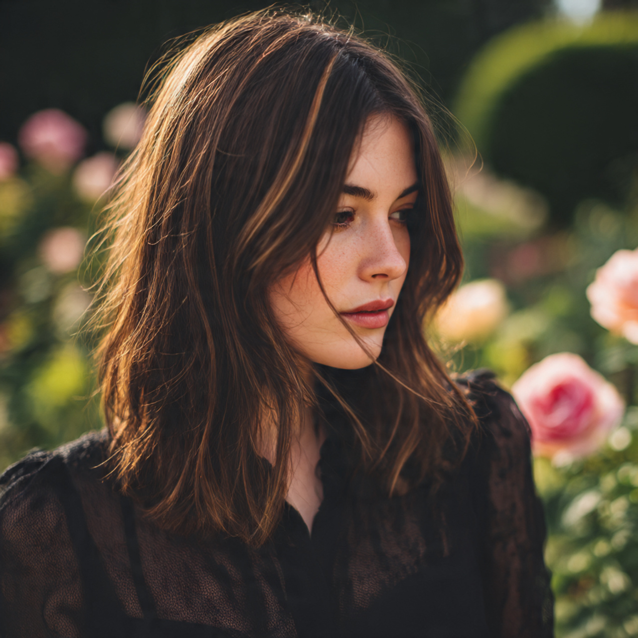 27 Gorgeous Peekaboo Hair Color Ideas Revealed To Enhance Looks 1 a stylish young woman showing subtle peekaboo