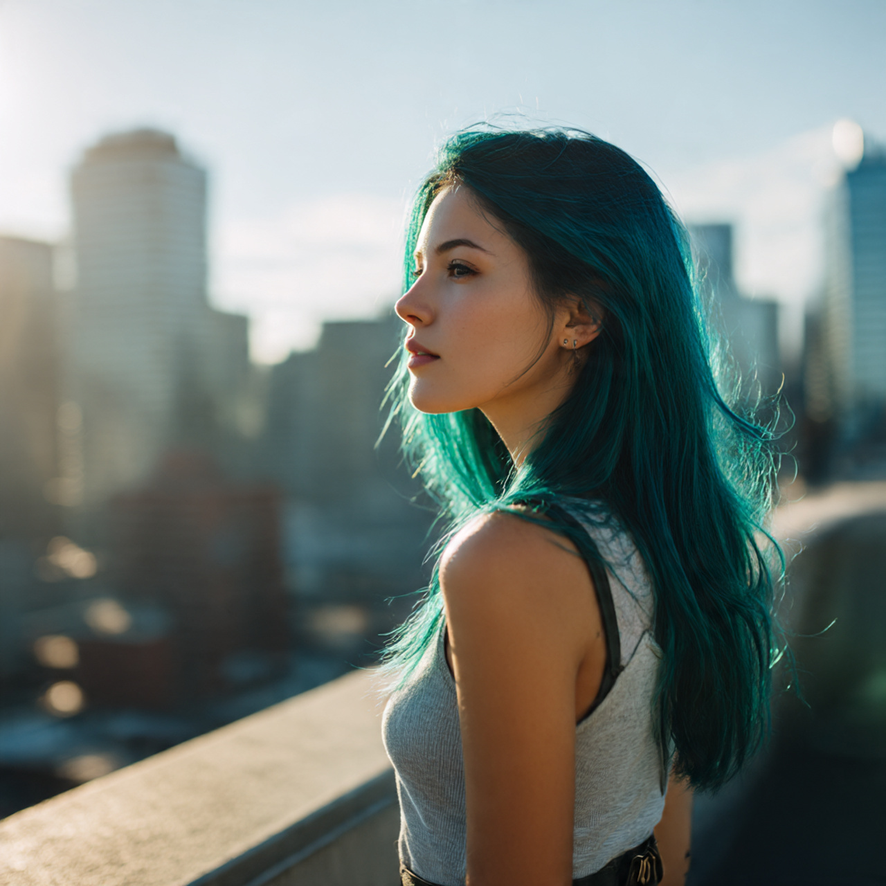 a stylish young woman with inky transformative 1