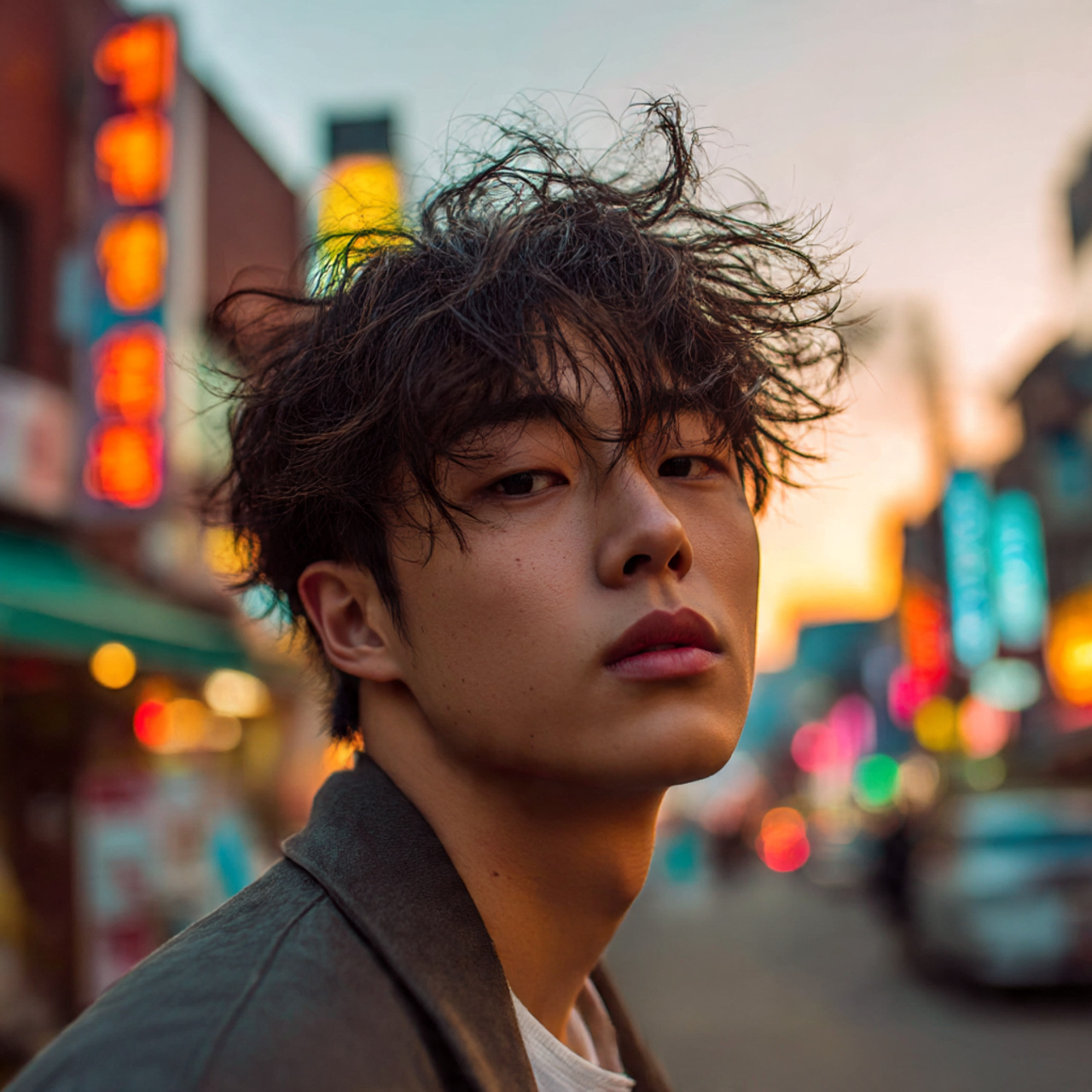 Trendy 30 Korean Hairstyles for Men Ideas to Elevate Your Style 13 a trendy korean man with a messy