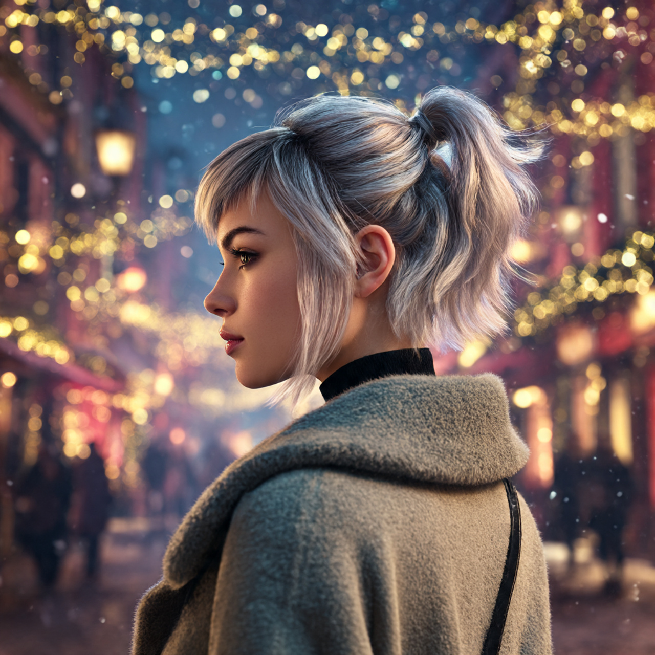 27 Wolf Cut for the Holidays Ideas: The Ultimate Guide 9 a trendy woman with a wolf cut 2