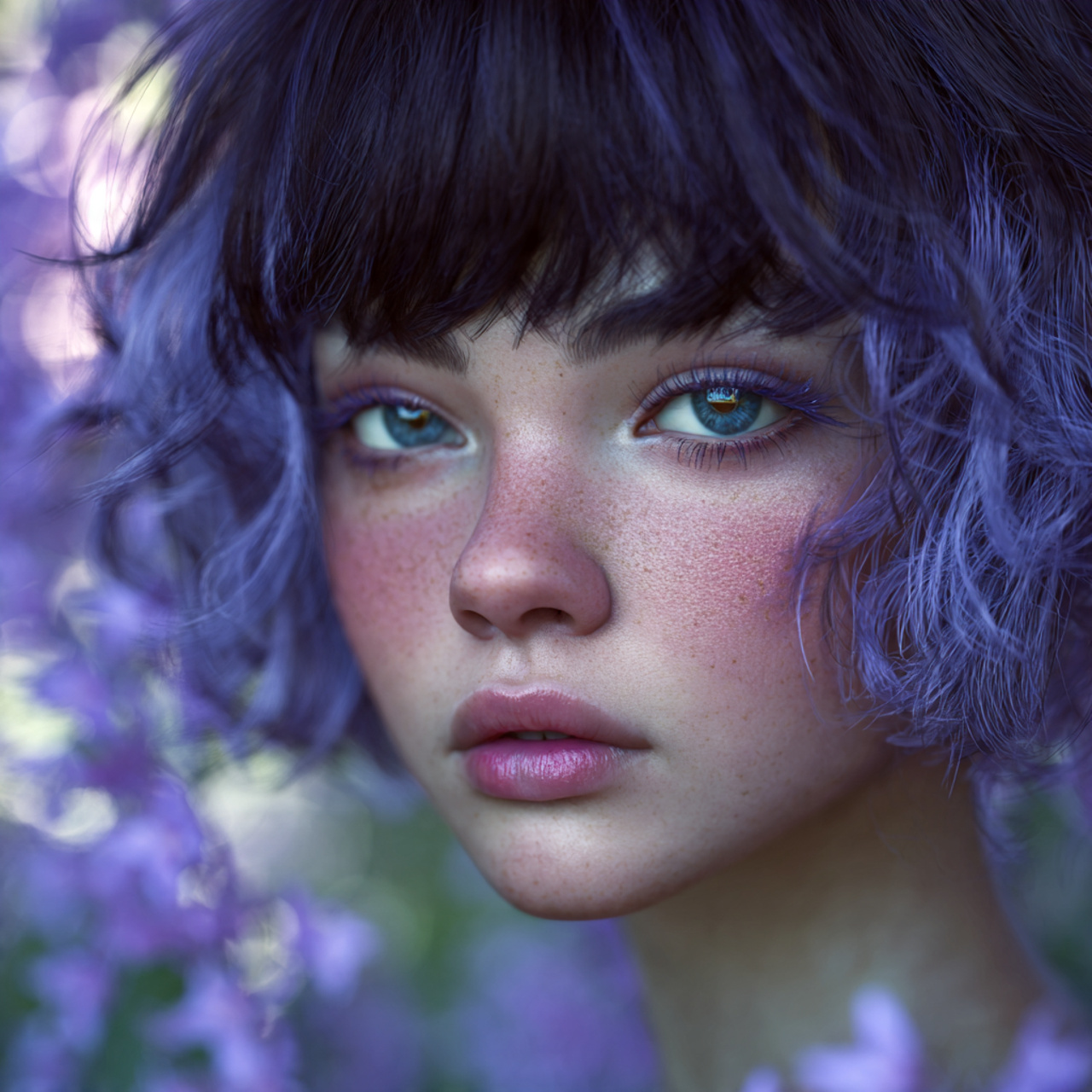 a ultra realistic portrait of a woman with 12