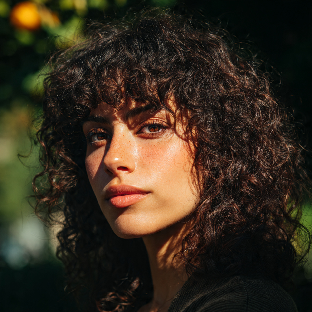 a unique and natural portrait of a