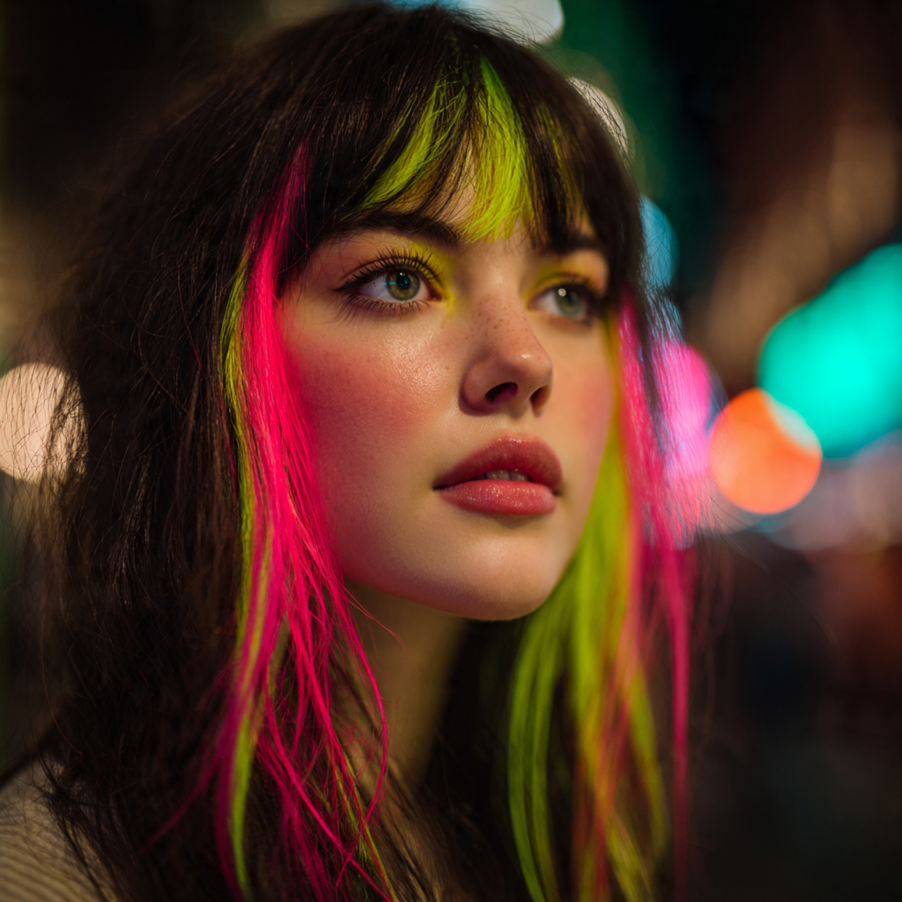 a vibrant 8k hdr portrait of a