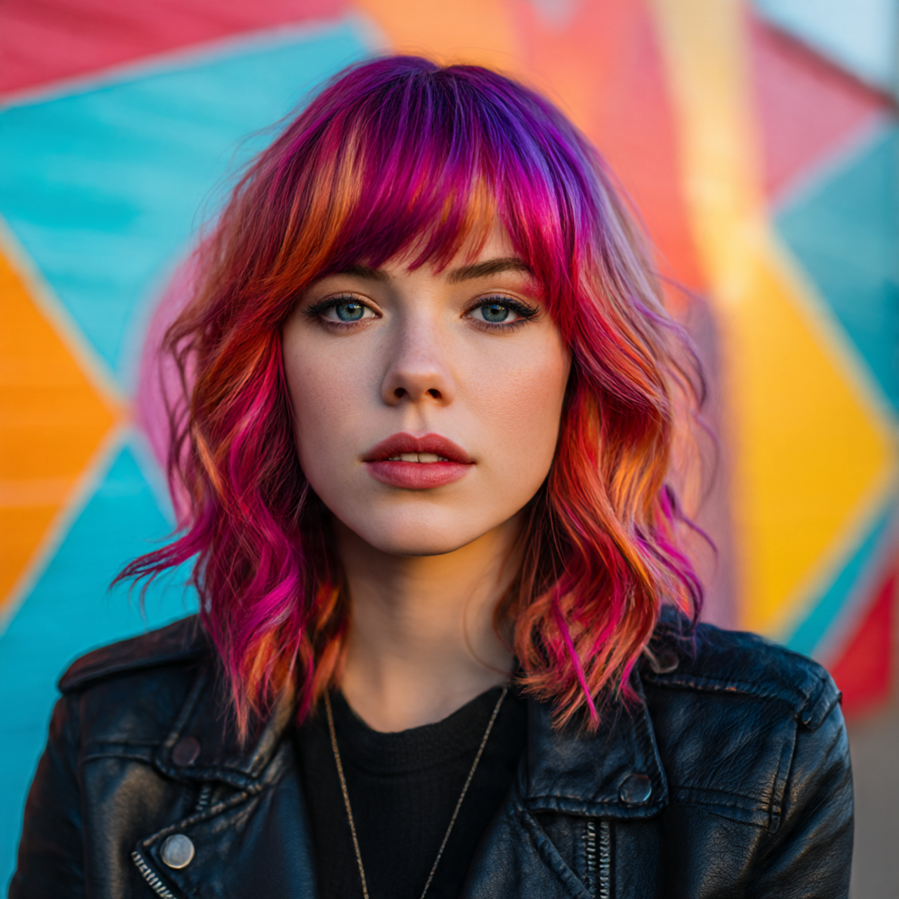 20 Shaggy Lob Ideas for a Fresh, Modern Look 18 a vibrant 8k hyper realistic portrait of a