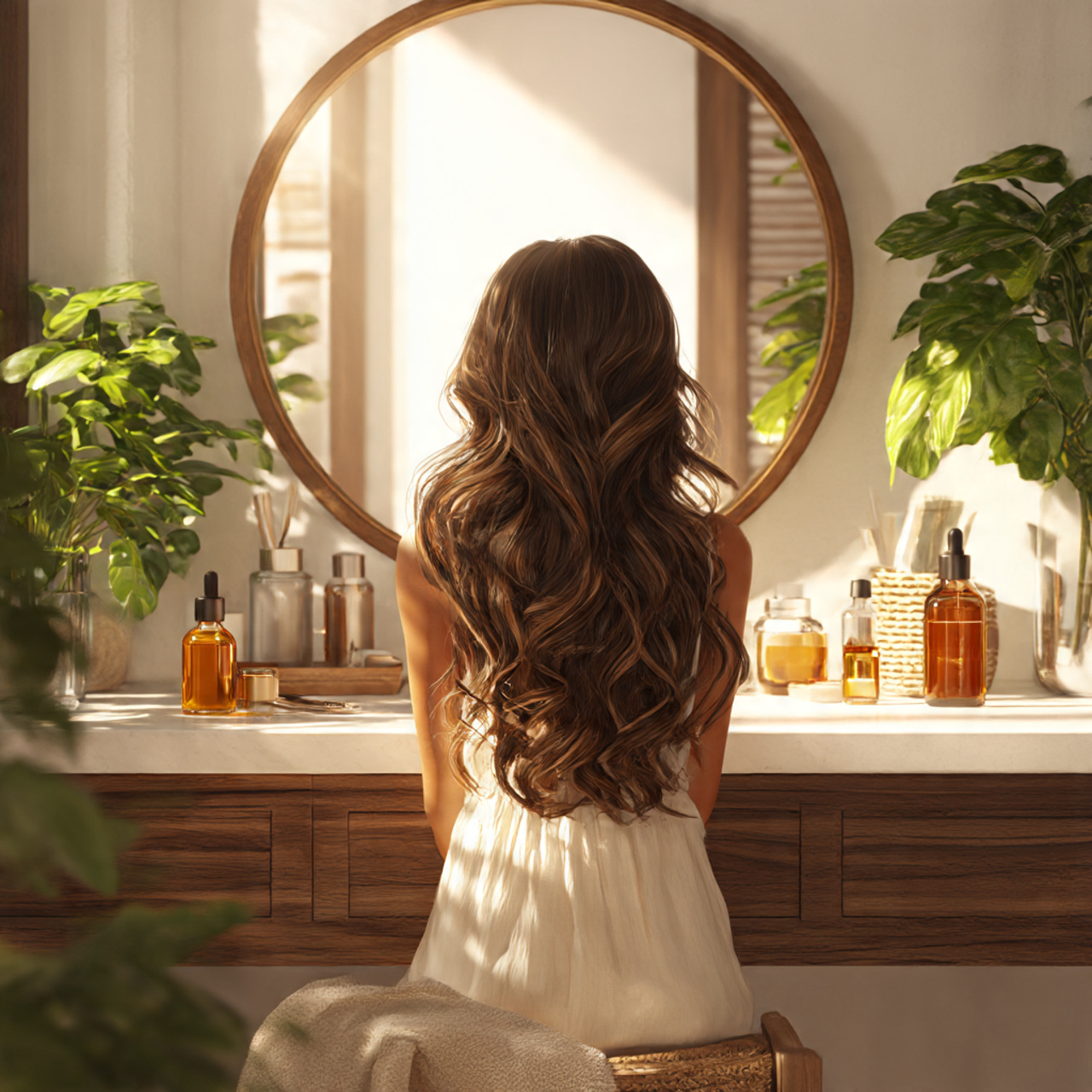 Best Long Hairstyles for Women: 27 Chic Ideas 24 a wellness inspired scene featuring a woman with