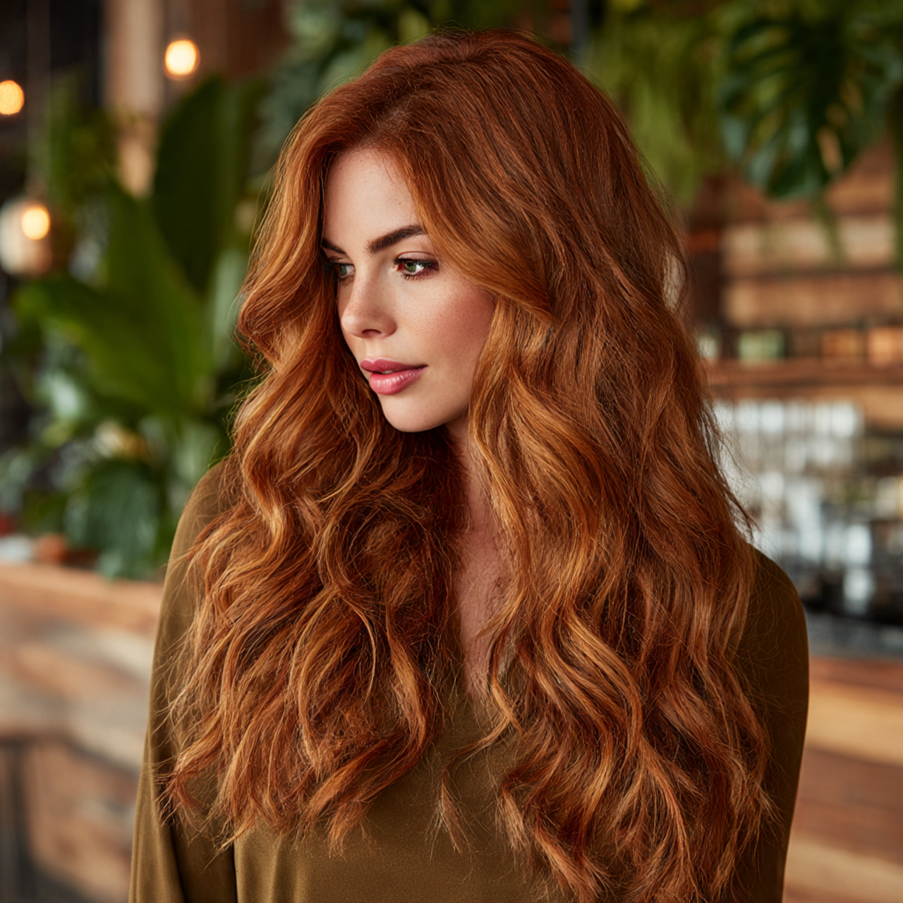 a woman showcasing hair trends 2026 with