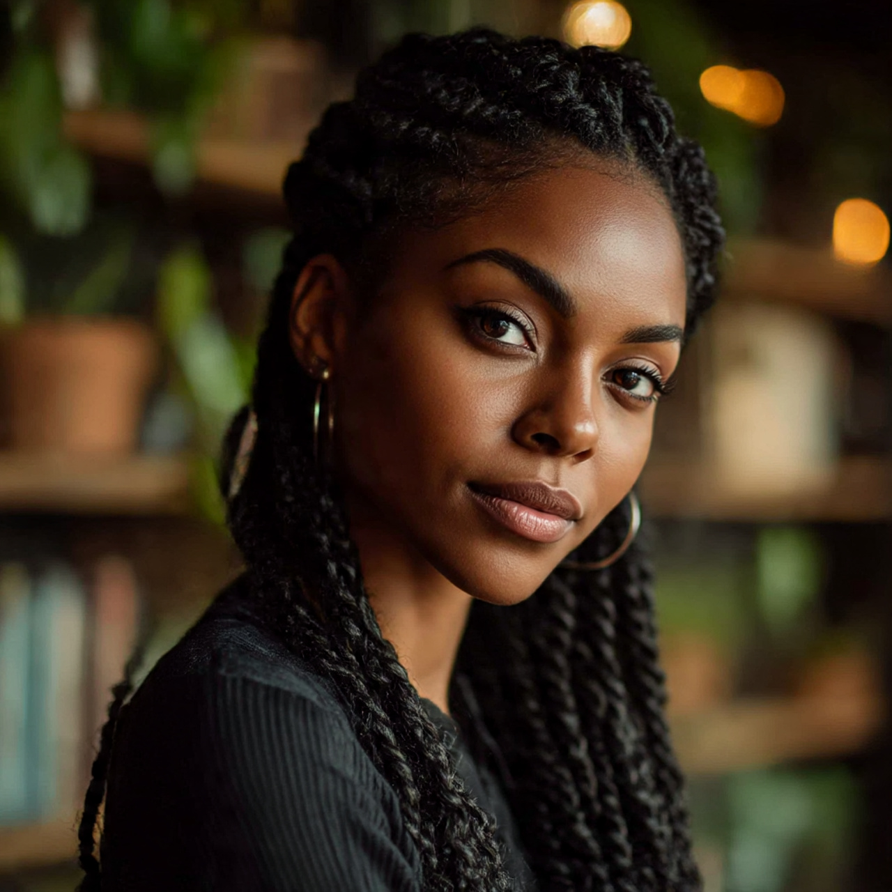 Best Long Hairstyles for Women: 27 Chic Ideas 25 a woman wearing protective styles for long