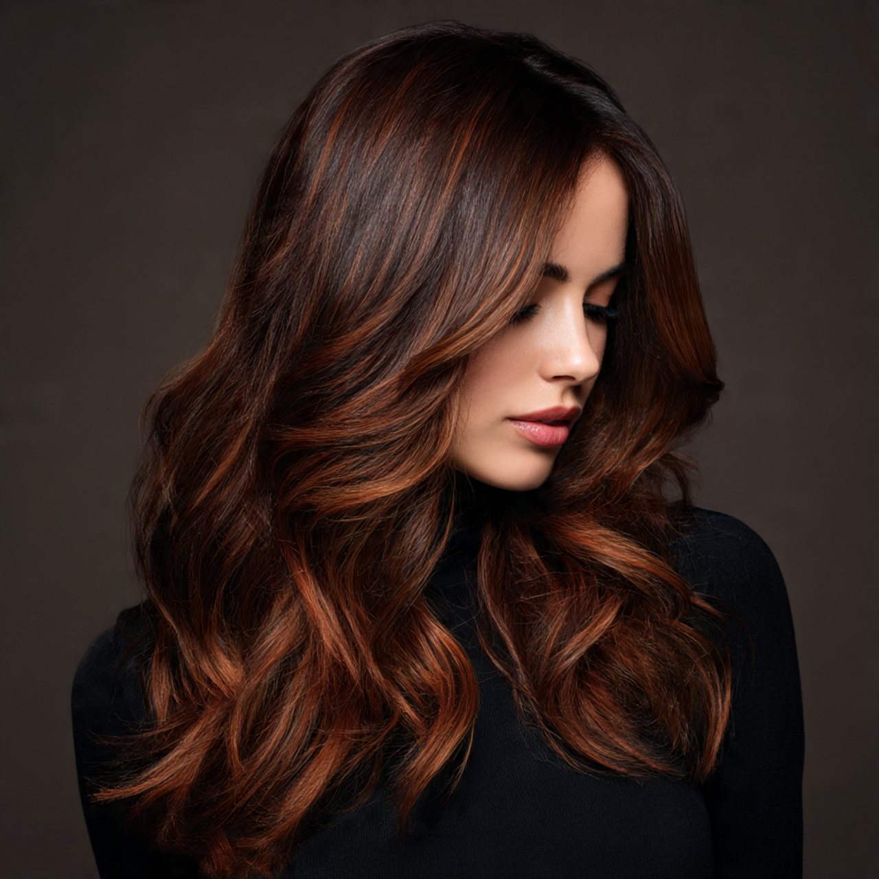 a woman with brown sugar hair blending 1