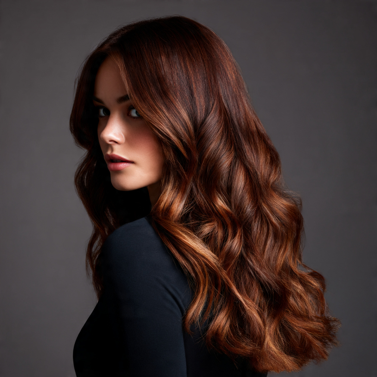 a woman with brown sugar hair blending