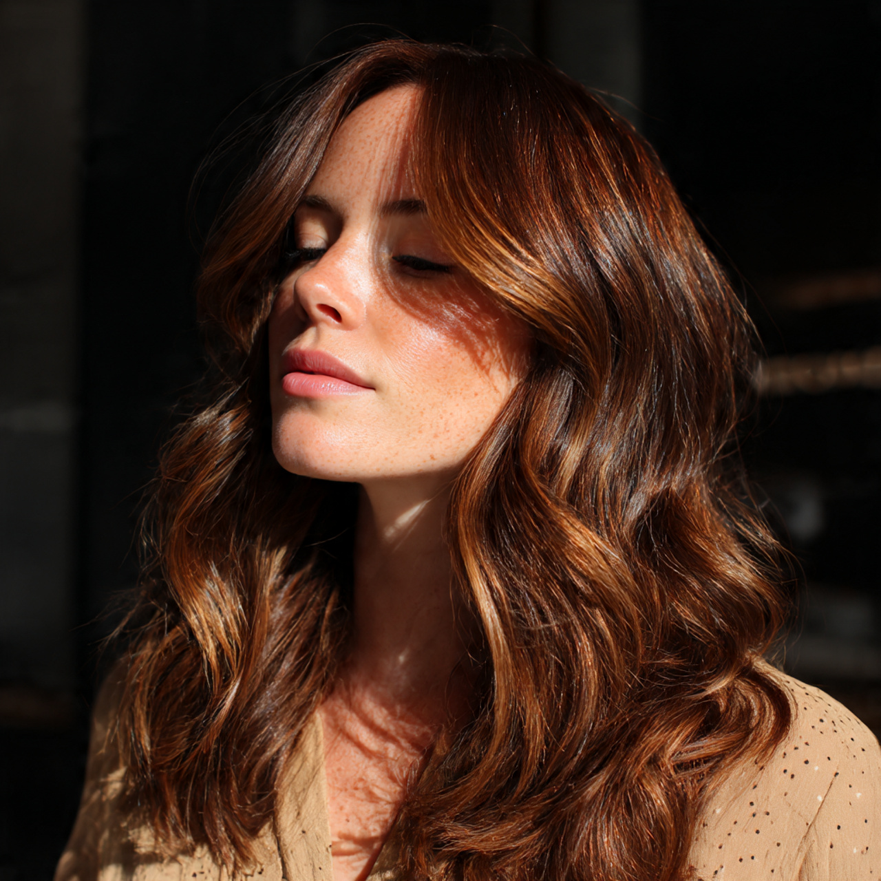 a woman with brown sugar hair featuring 3