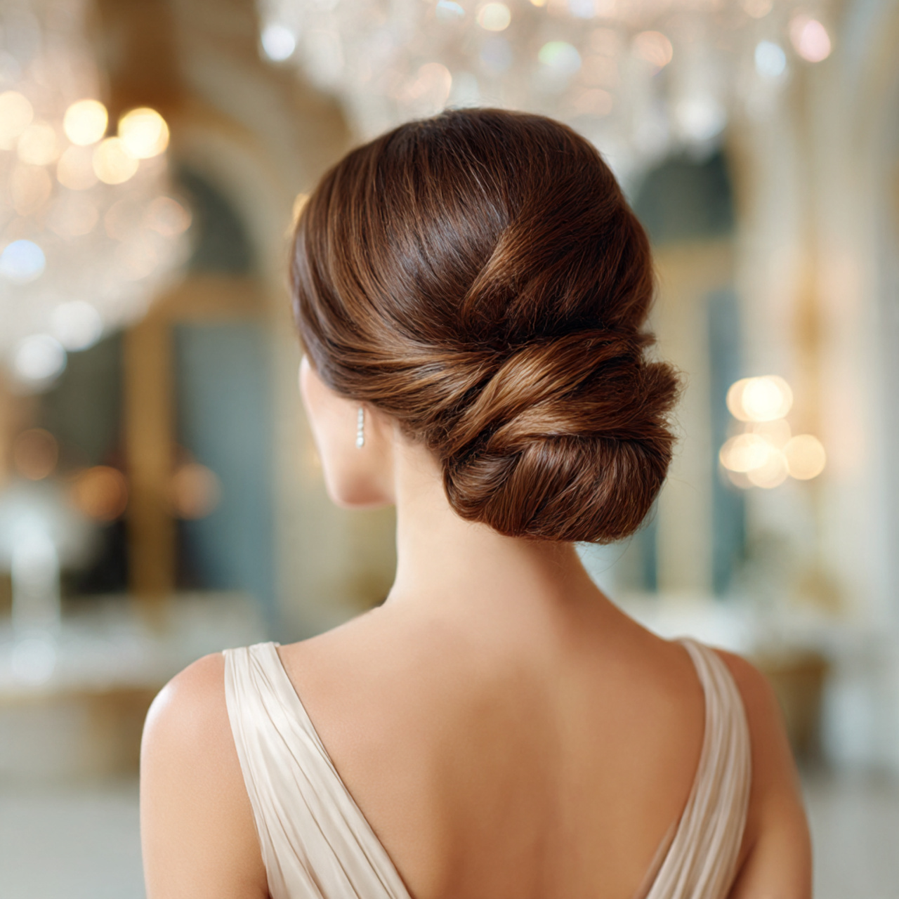 Best Long Hairstyles for Women: 27 Chic Ideas 13 a woman with elegant chignon updo long