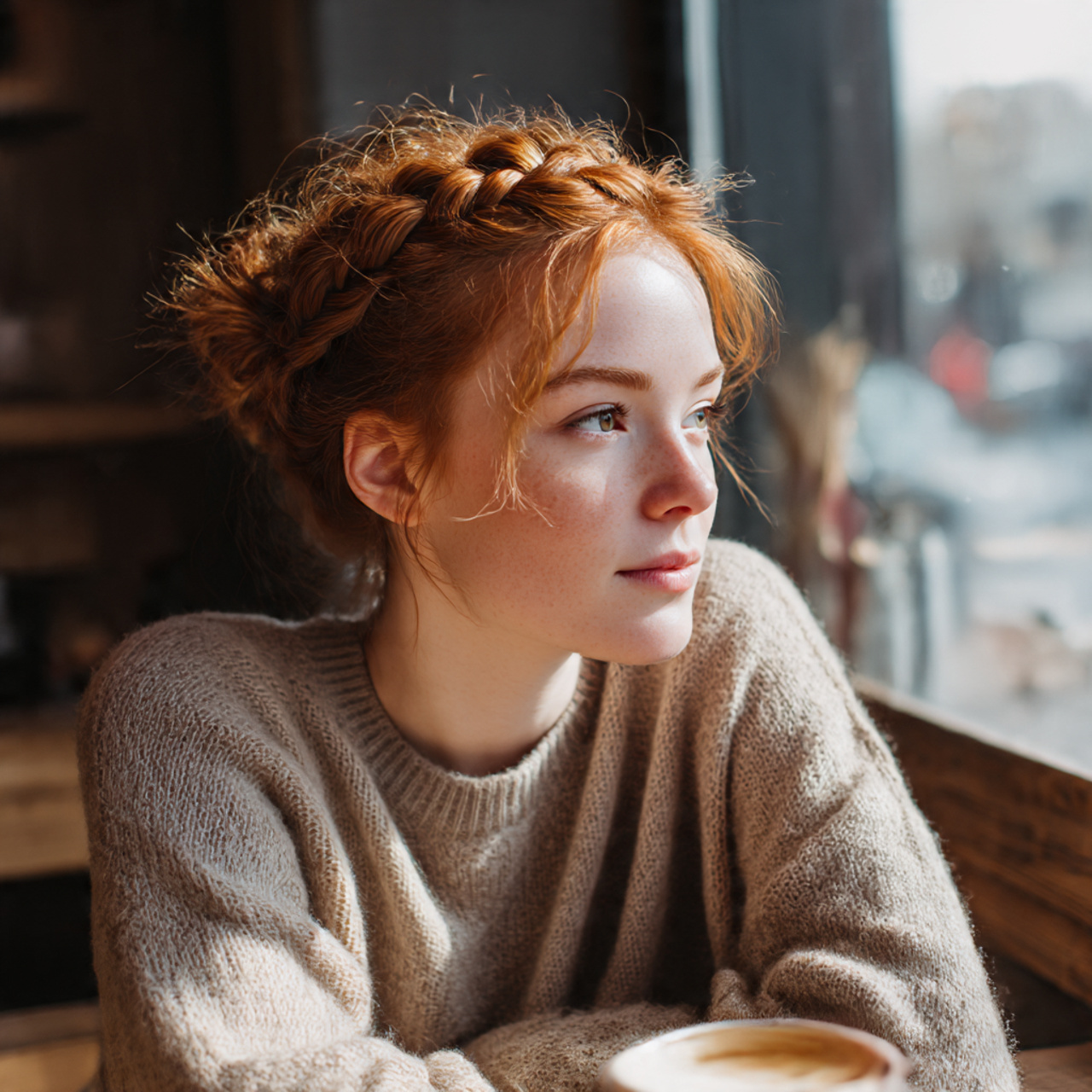 20 Baby Braids That Instantly Elevate Your Look 14 a young caucasian woman with strawberry blonde hair