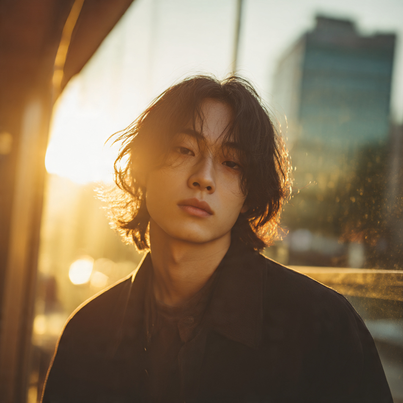 Trendy 30 Korean Hairstyles for Men Ideas to Elevate Your Style 1 a young korean man with soft jaw length