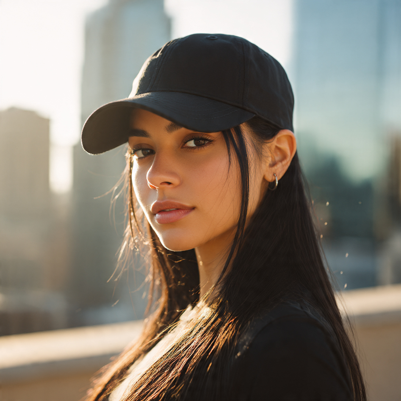 a young latina woman with long sleek 1