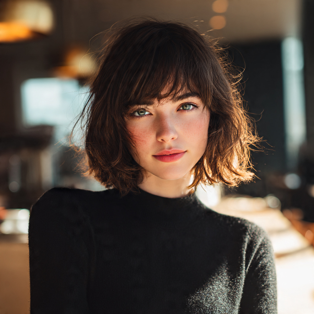 a young woman with a classic french