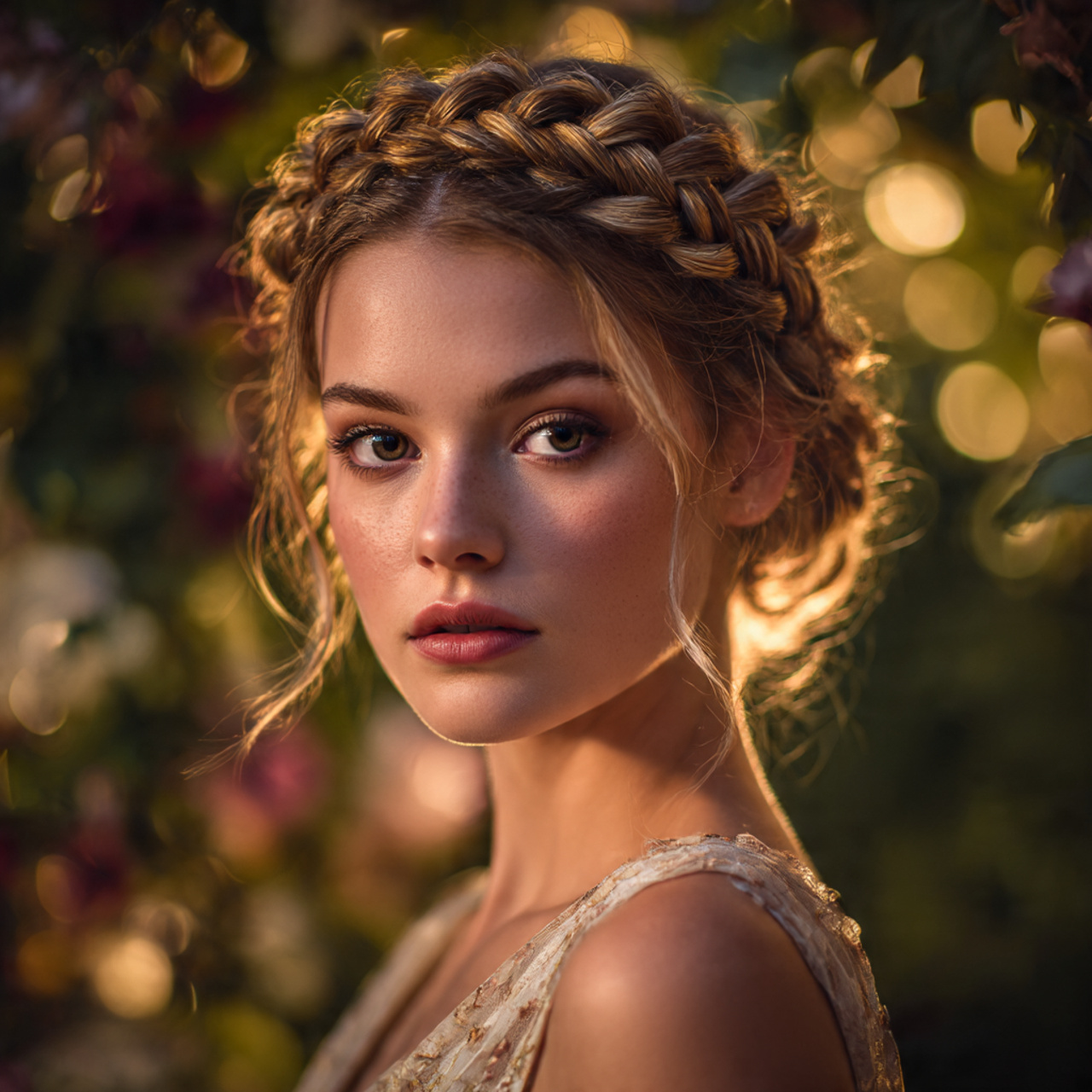 a young woman with an oval face 2