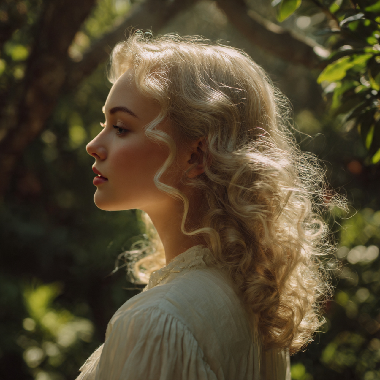 a young woman with pearl blonde hair 1