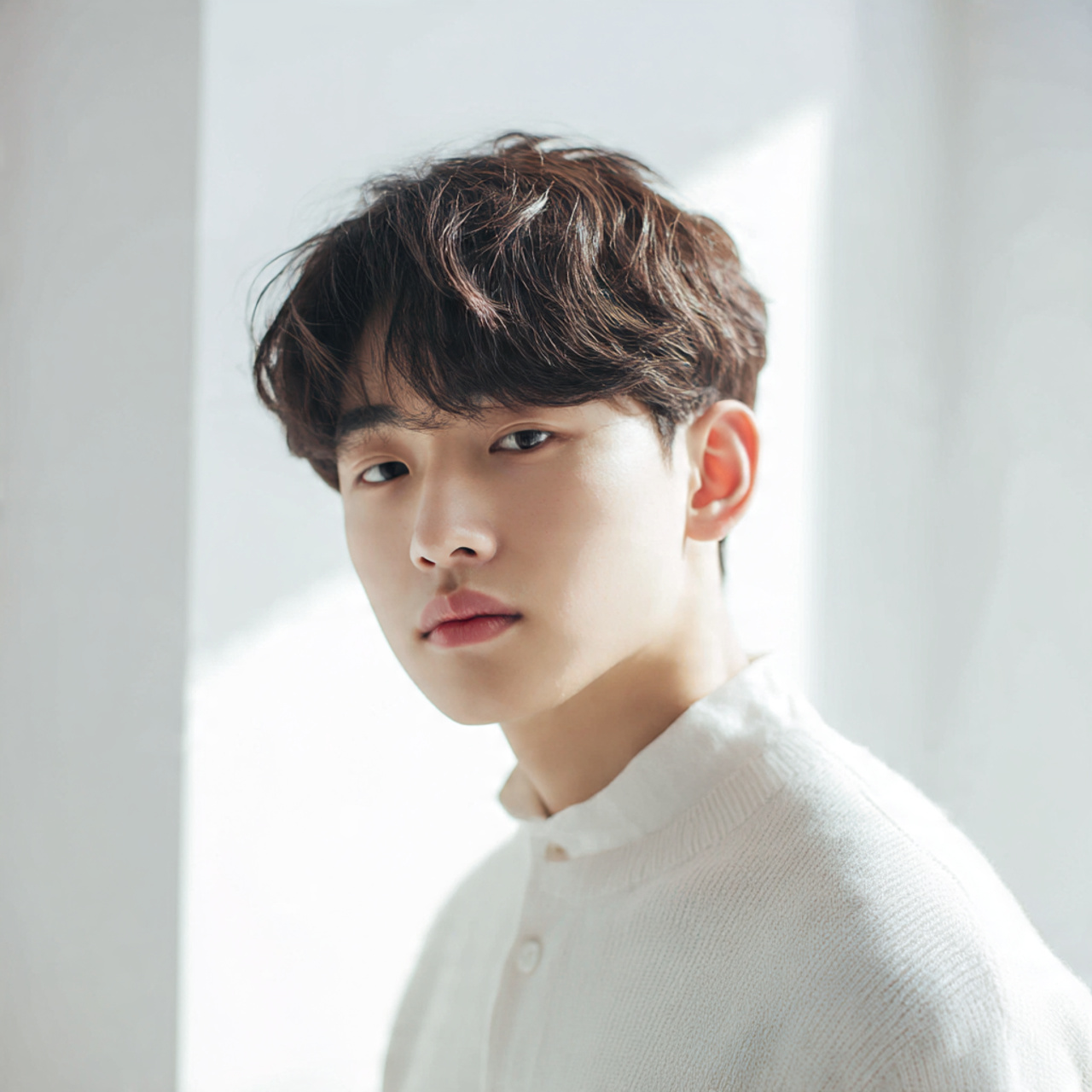 Trendy 30 Korean Hairstyles for Men Ideas to Elevate Your Style 15 a youthful korean man with a forward brushed