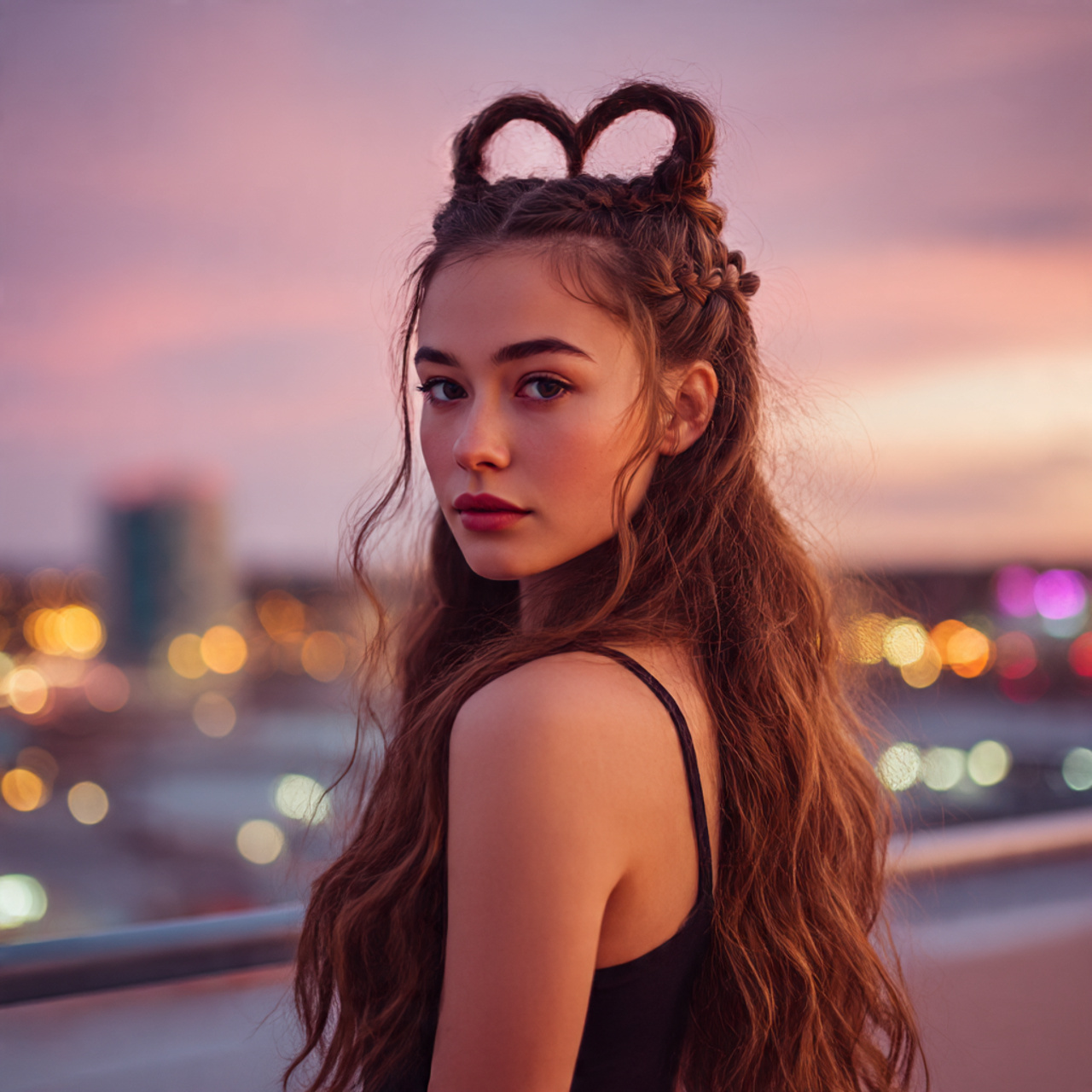 20 Stunning Valentines Hairstyles Ideas for a Romantic Date Night 5 a youthful woman with a unique face