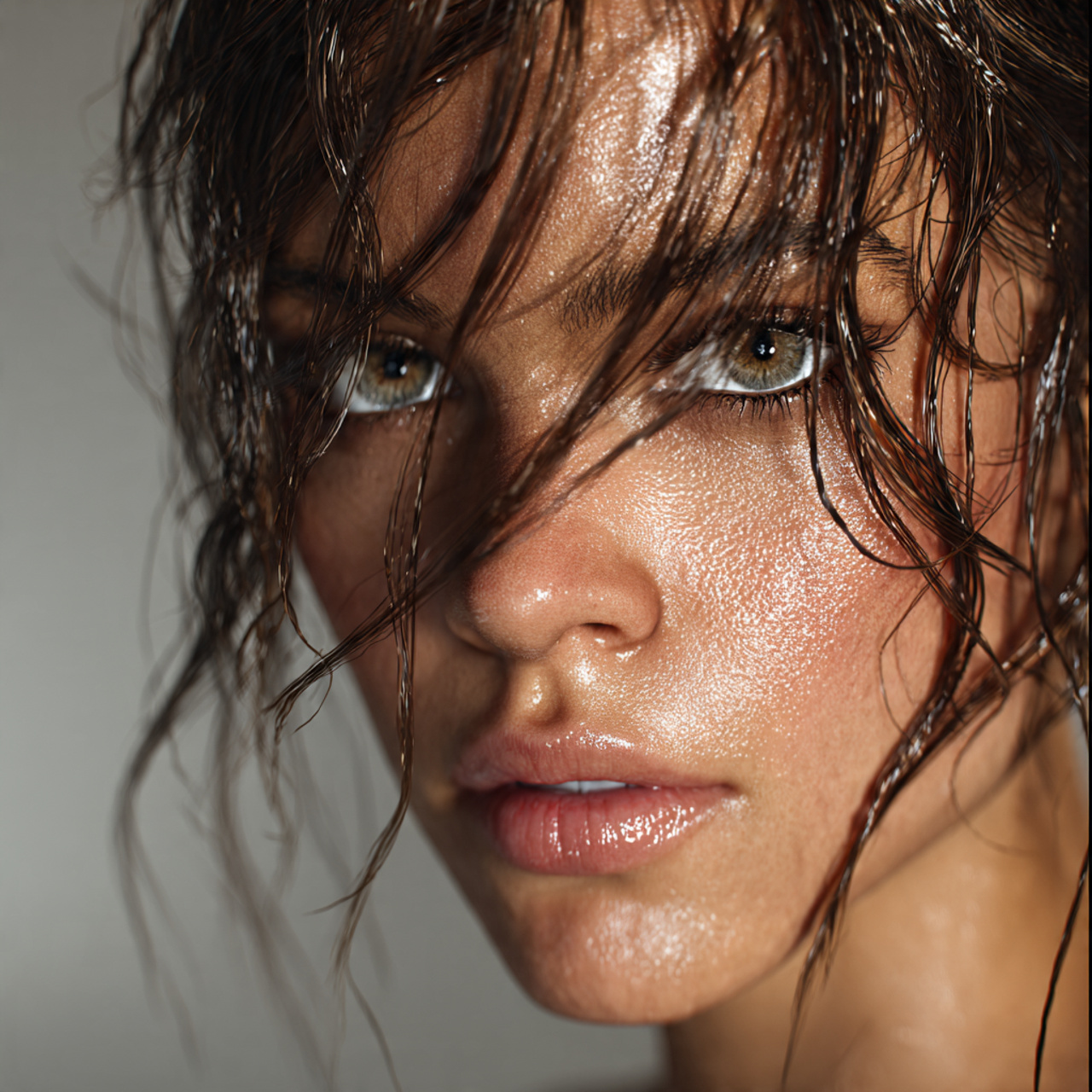 an ultra realistic portrait of a woman with 1