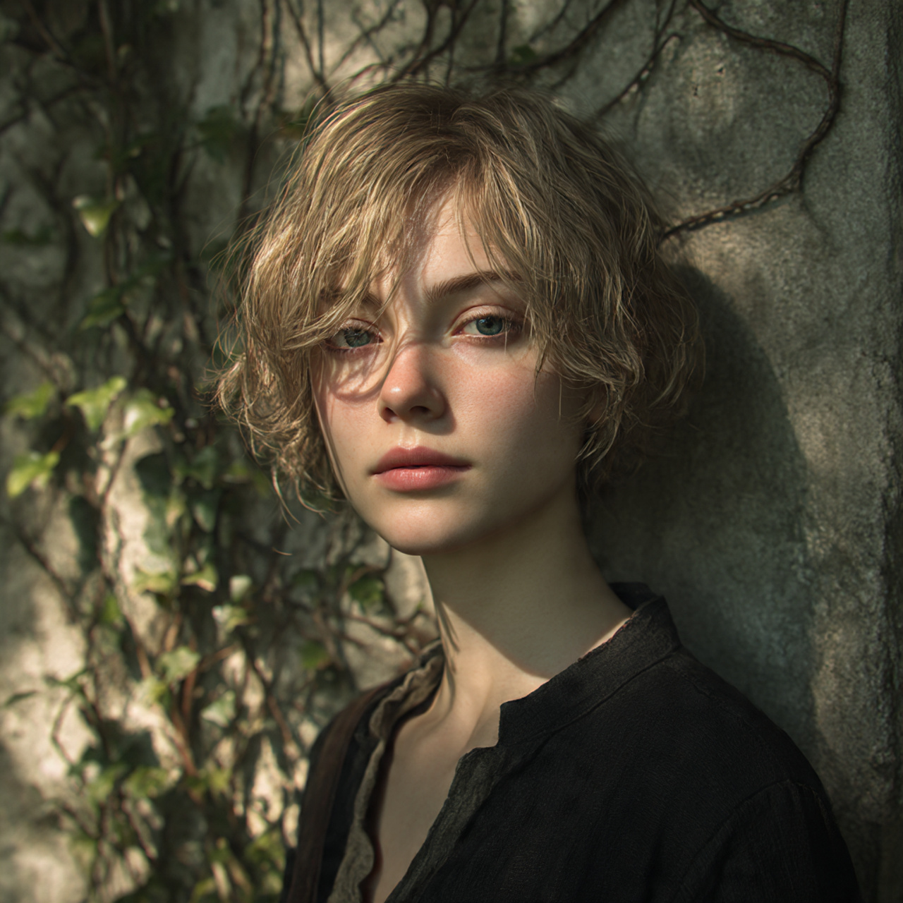 20 Shaggy Lob Ideas for a Fresh, Modern Look 17 an ultra realistic portrait of a woman with