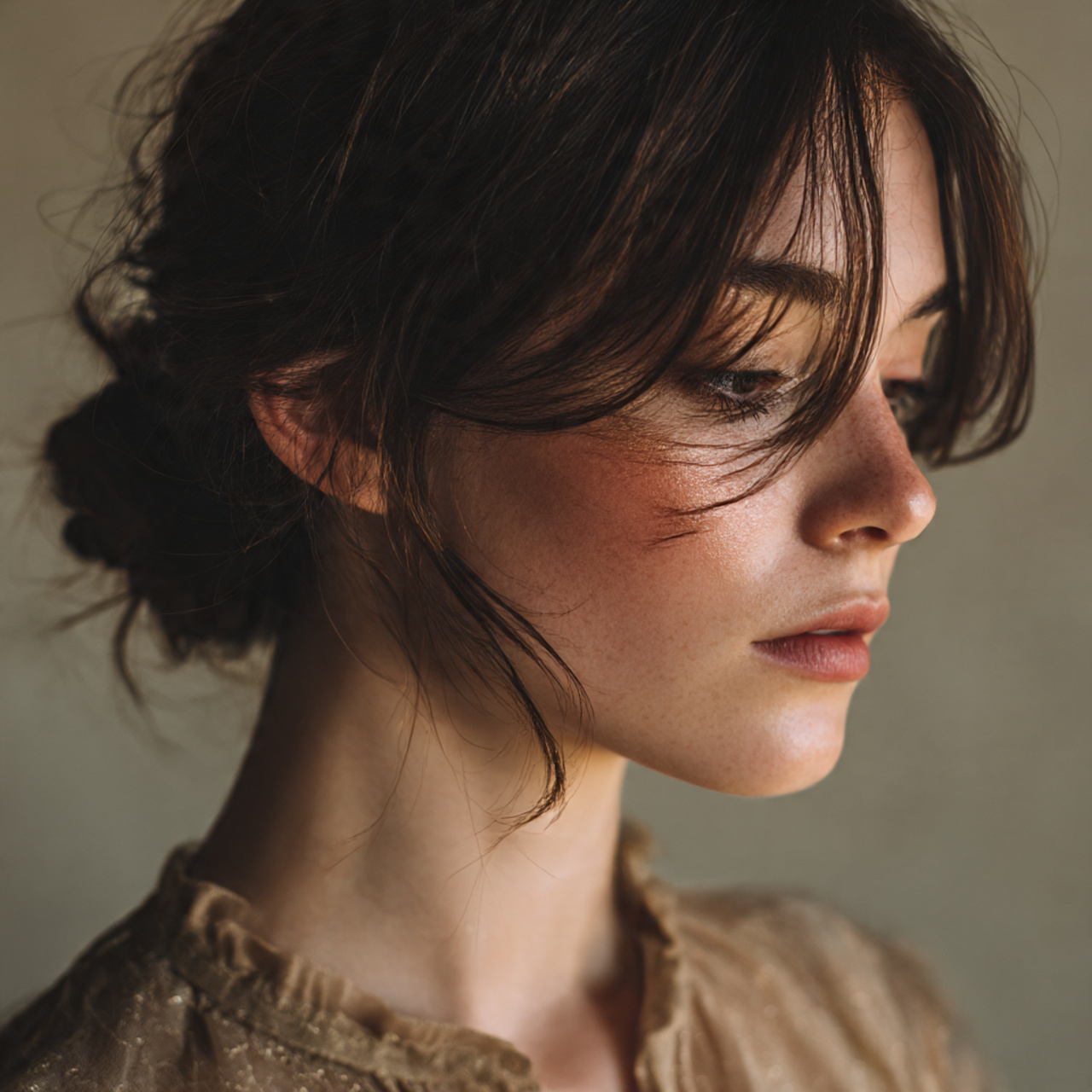 Best 30 Homecoming Hairstyles—Updos, Braids & Waves 19 artistic close up portrait of a young woman