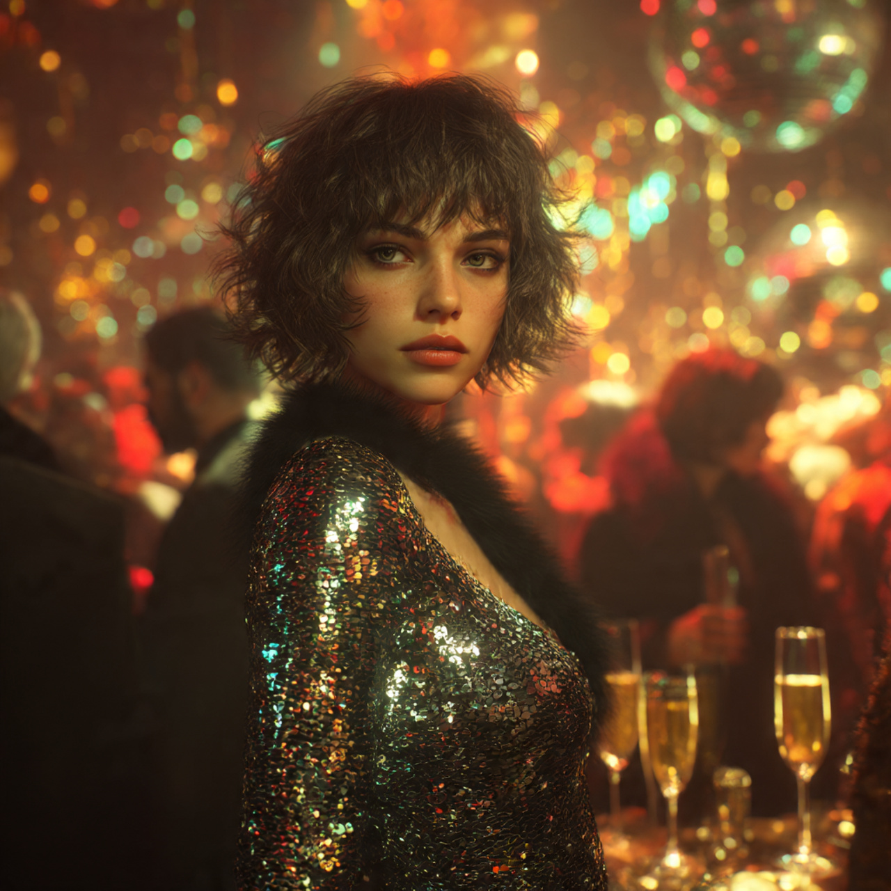 27 Wolf Cut for the Holidays Ideas: The Ultimate Guide 5 bold woman with a wolf cut for