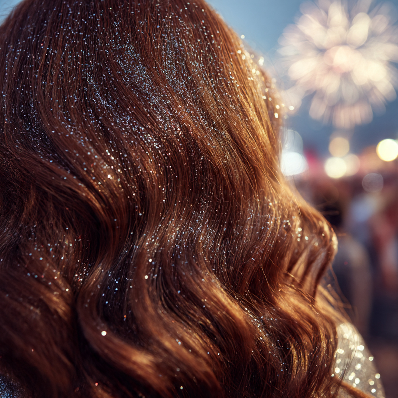 close up of a brunette woman s hair styled 1