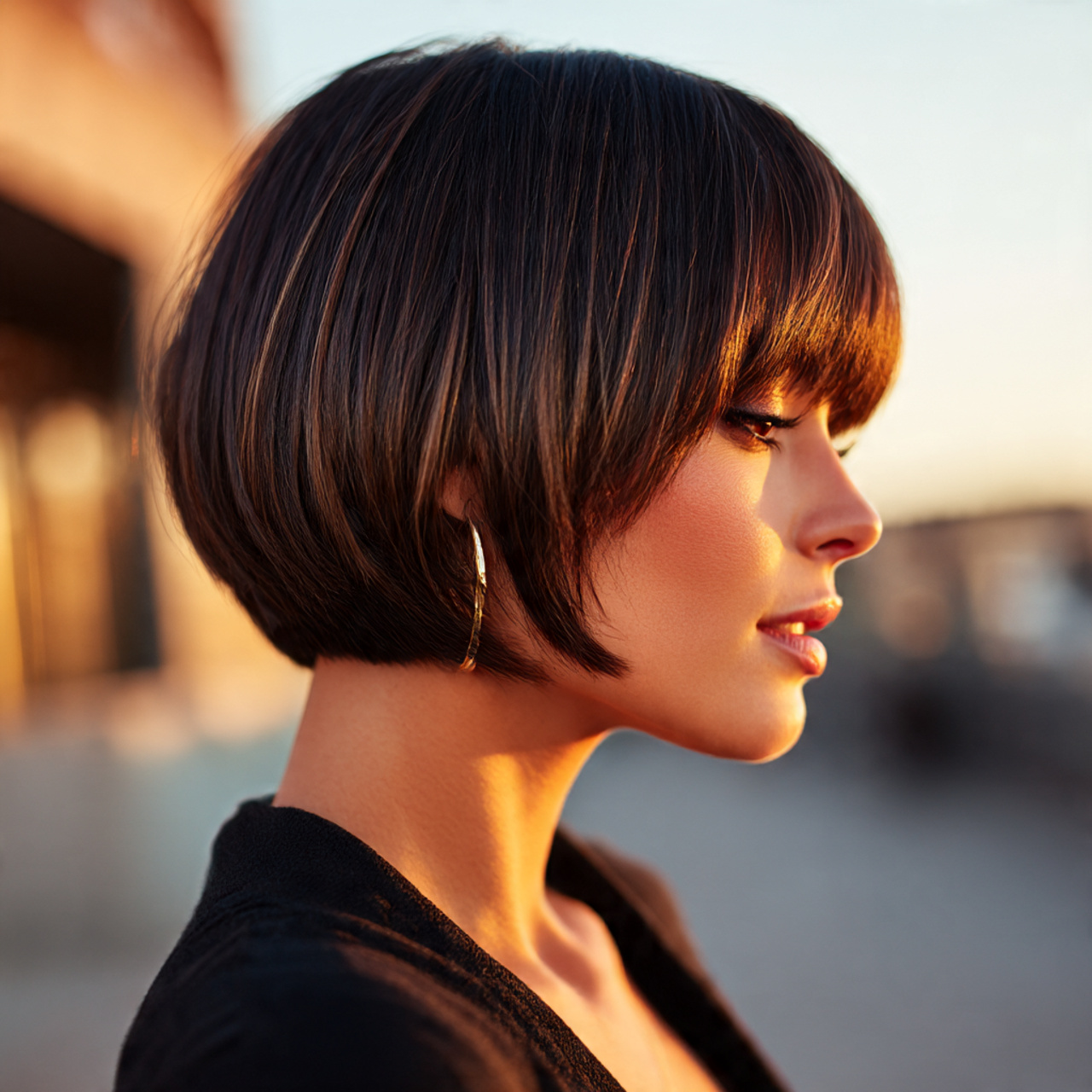 Hairstyles for Brunettes: Top 28 Luxurious Looks 22 close up of a brunette woman with a