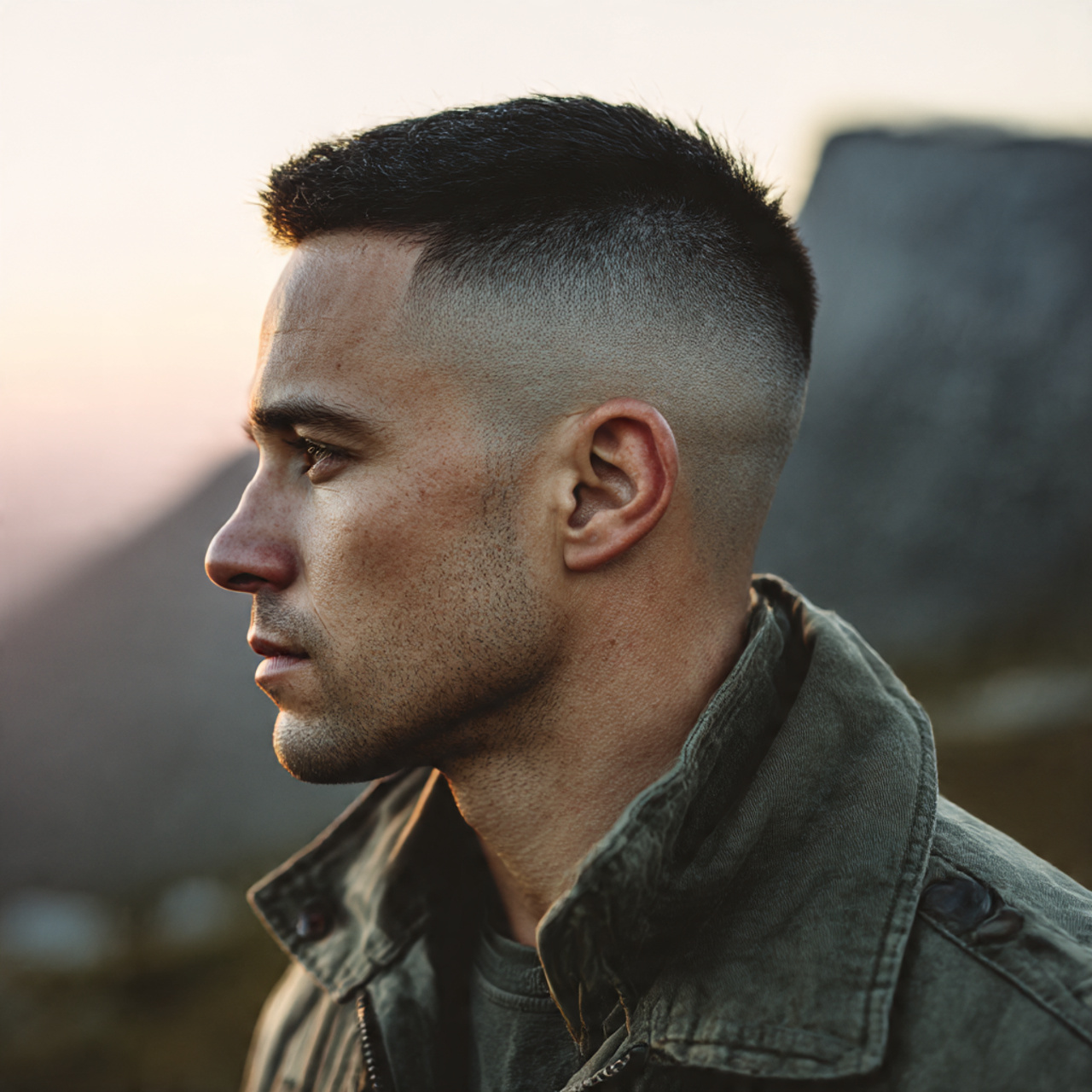 close up of a confident man with a