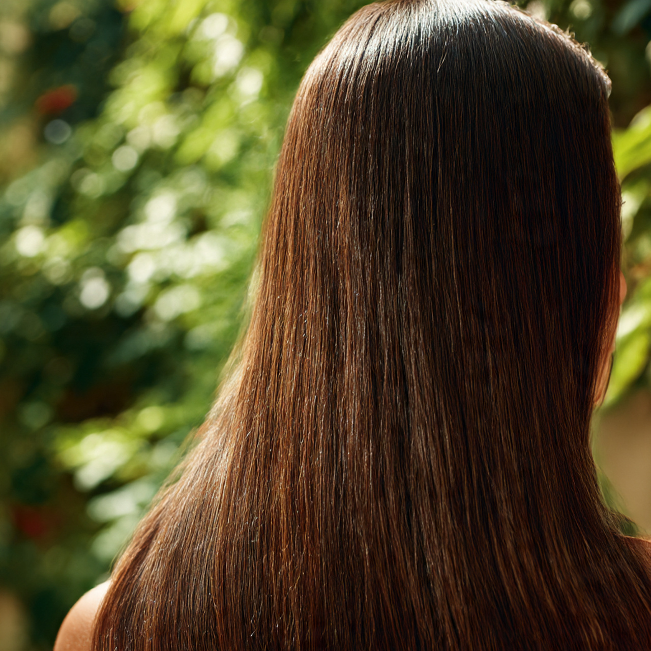 27 Short Silk Pressed Hair: Sleek, Shiny & Effortless Styles 19 close up of a woman with thick short