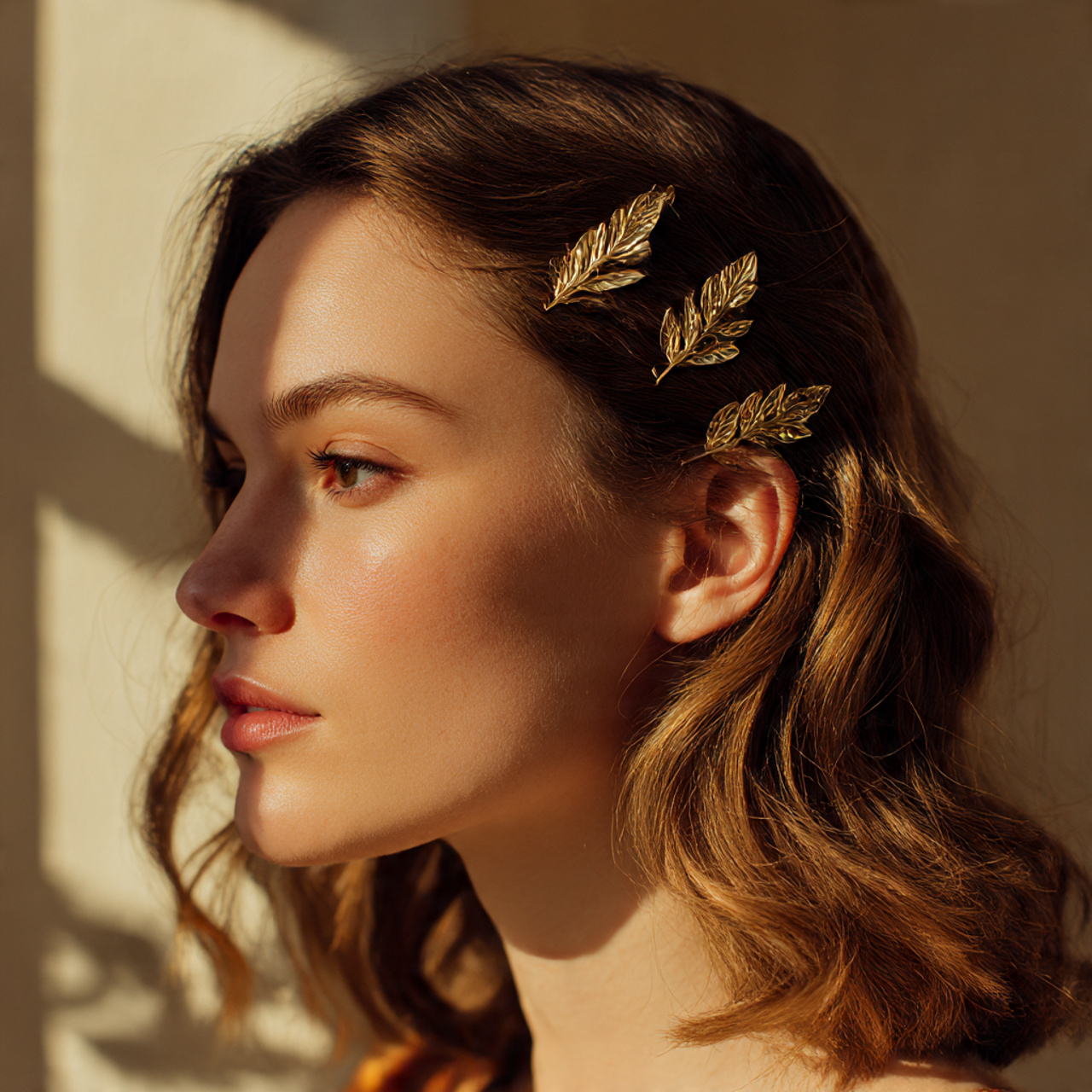 close up portrait of a woman with soft