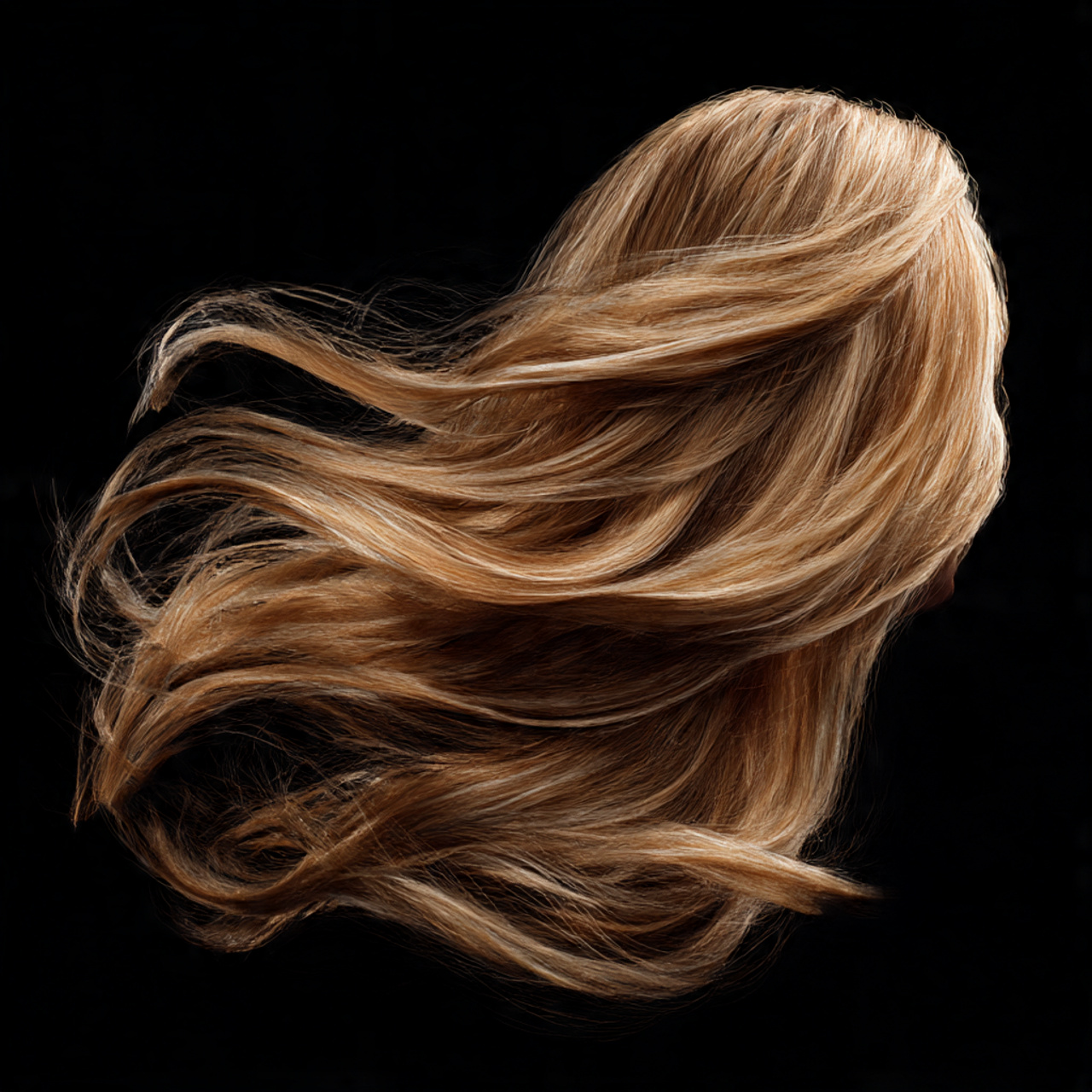 editorial hair photography capturing glossy luminous hair