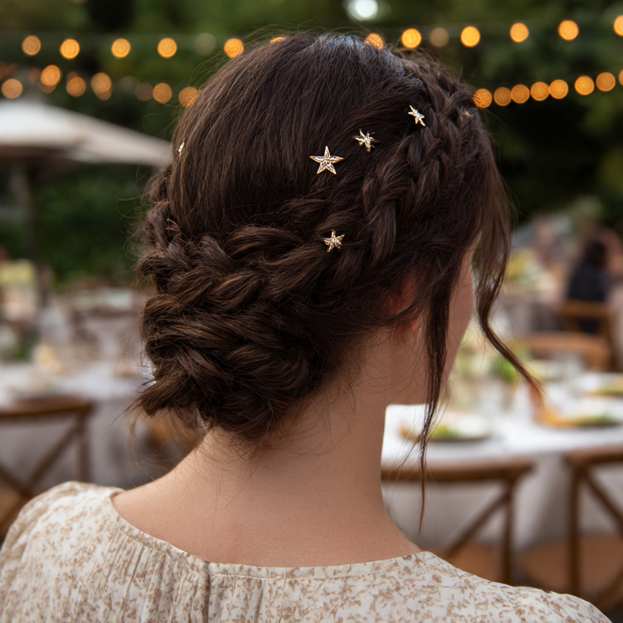 elegant braided crown on a woman with 2