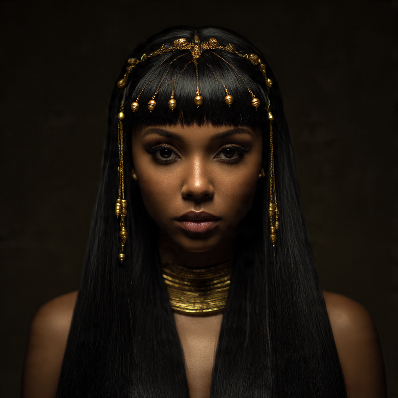 elegant halloween hair ideas regal ancient egyptian