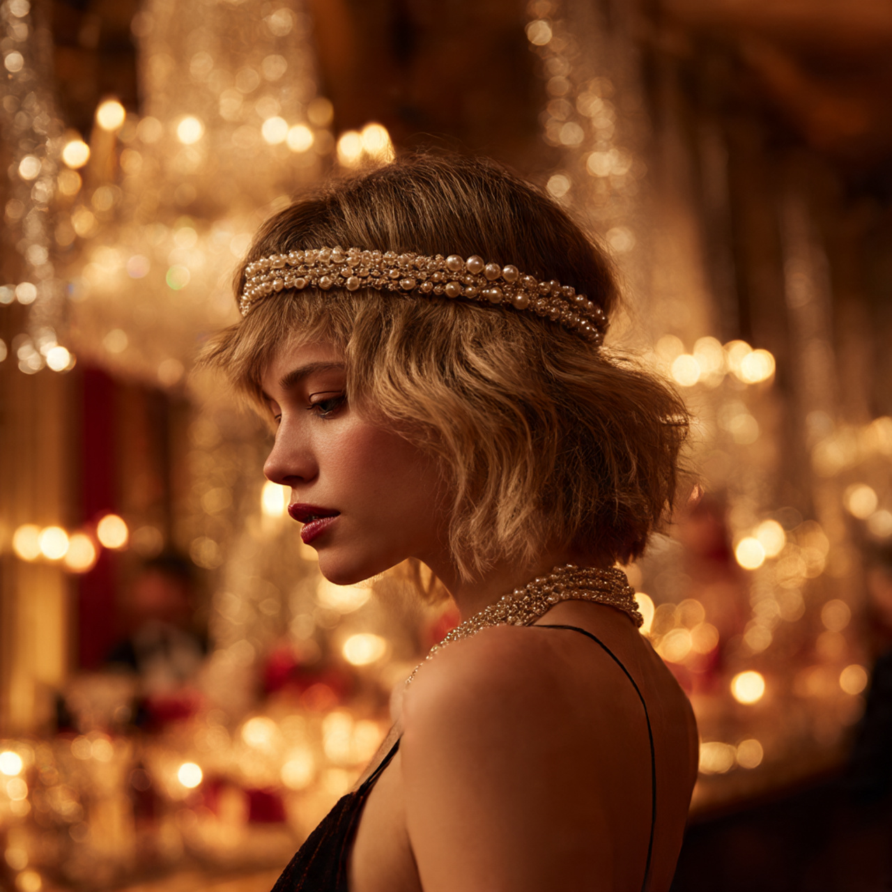 27 Wolf Cut for the Holidays Ideas: The Ultimate Guide 25 elegant scene of a woman with a