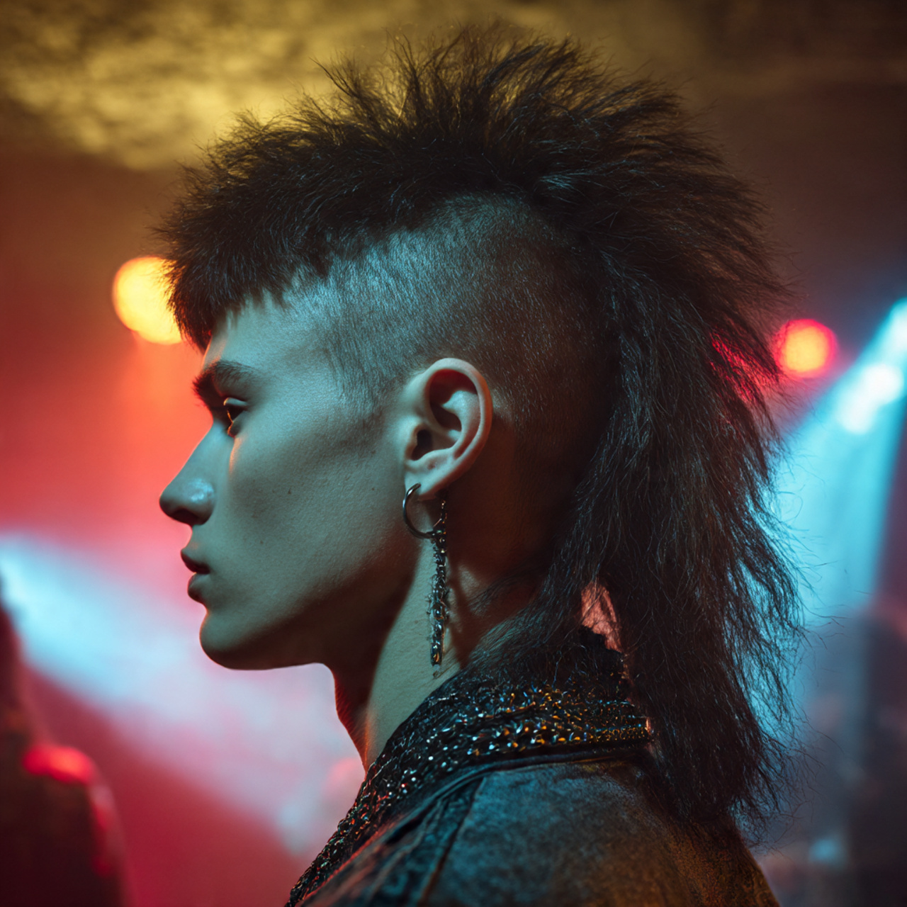 high detail image of a bold wolf cut