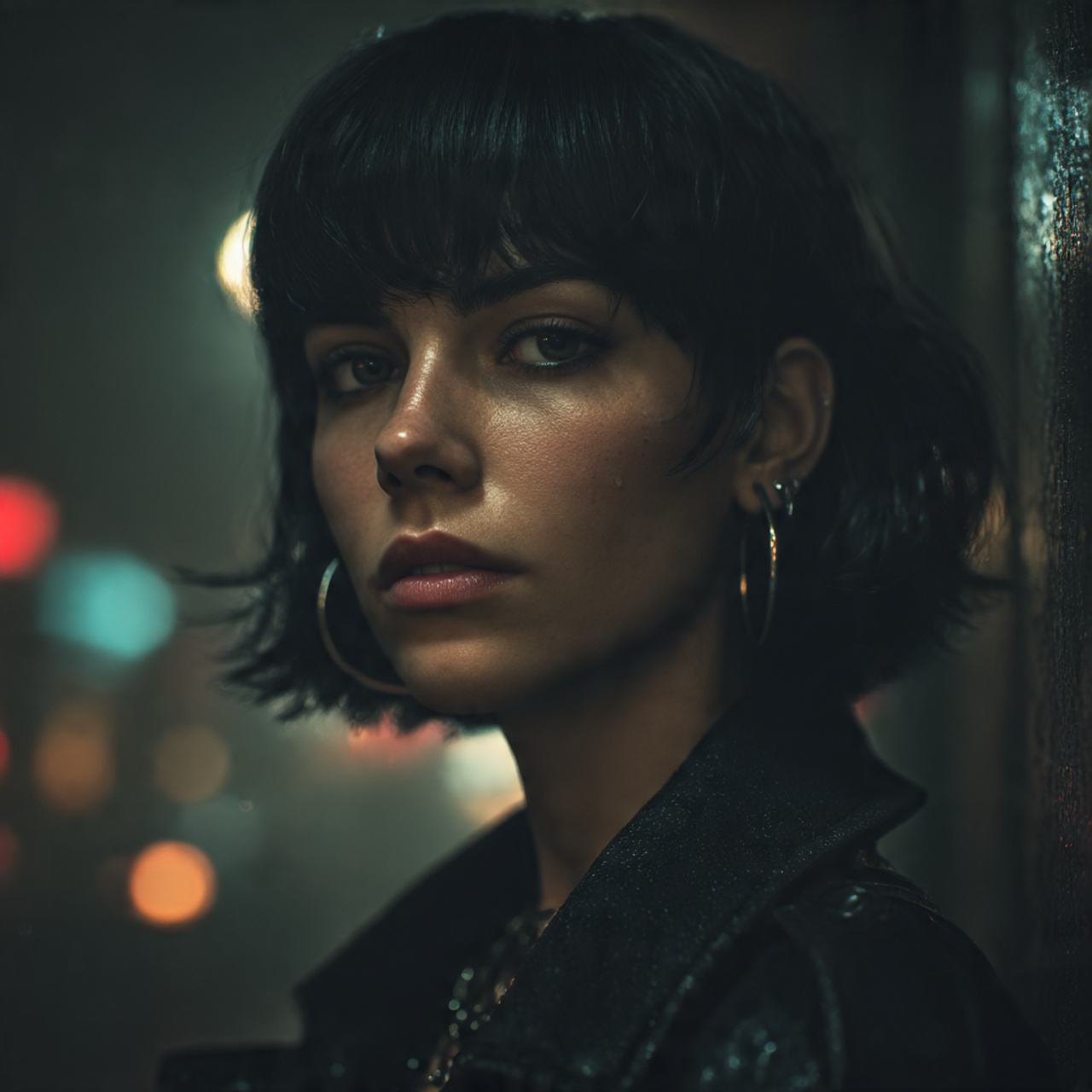 high detail portrait of a woman with a