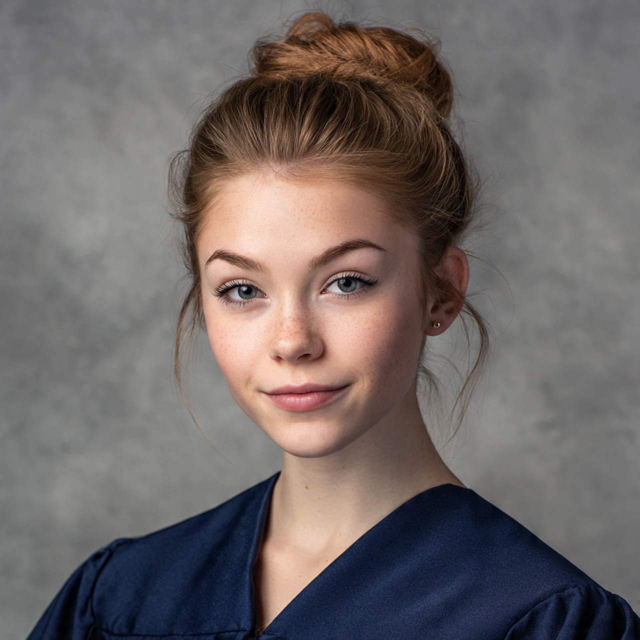 high resolution realistic portrait of a young woman