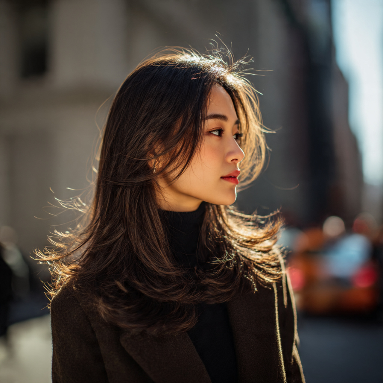 highly detailed portrait of an asian woman